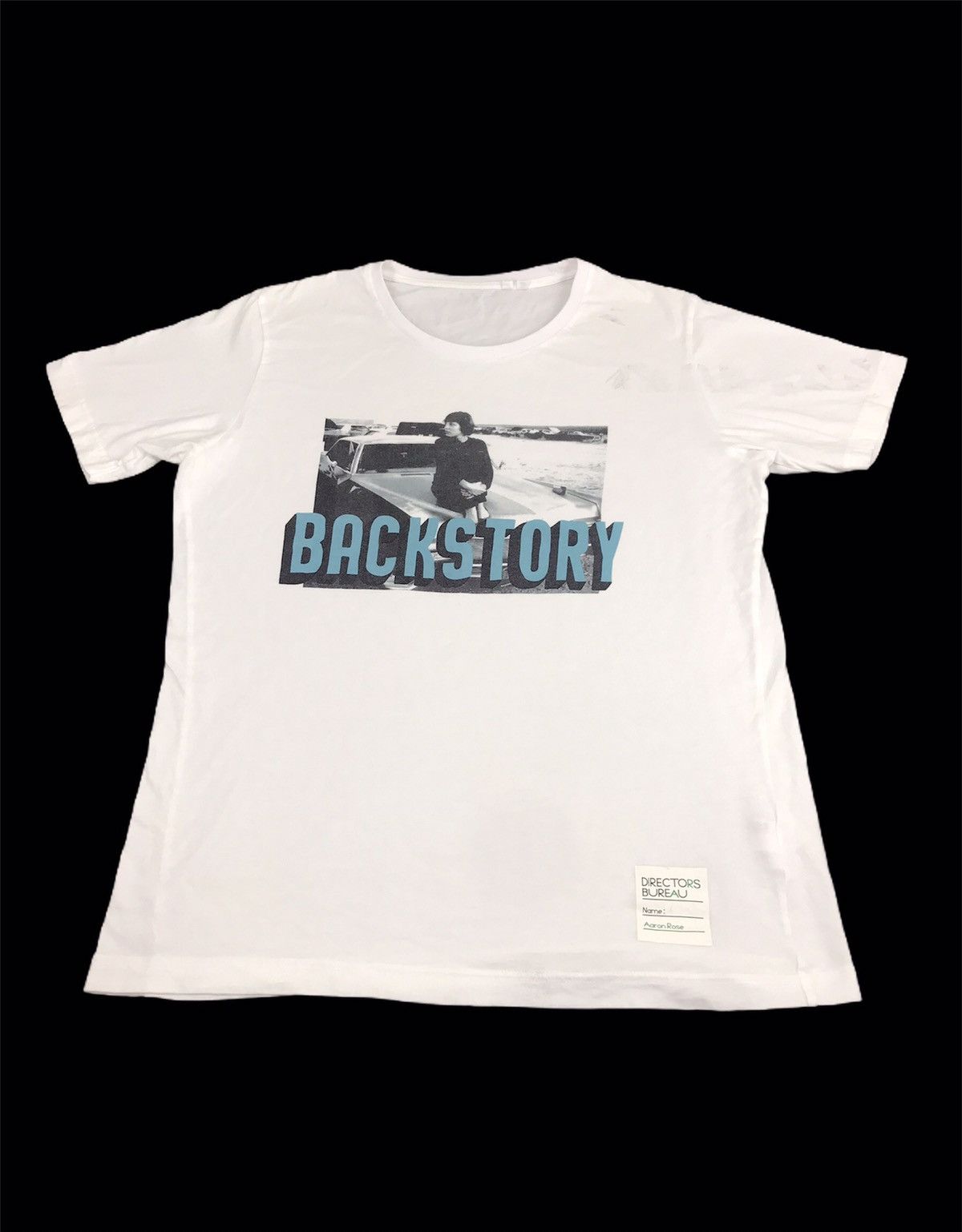 Japanese Brand Aaron Rose Directors Bureau Back Story Tee Film Tee Size L / US 10 / IT 46 - 1 Thumbnail