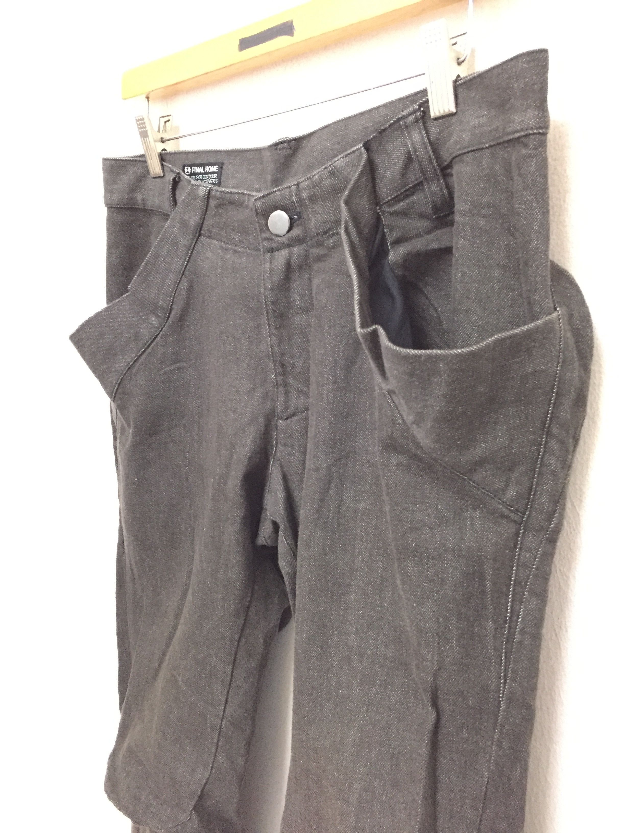 Final Home 90's Final Home Gas mask paneled Rider pants issey miyake Size US 31 - 8 Thumbnail