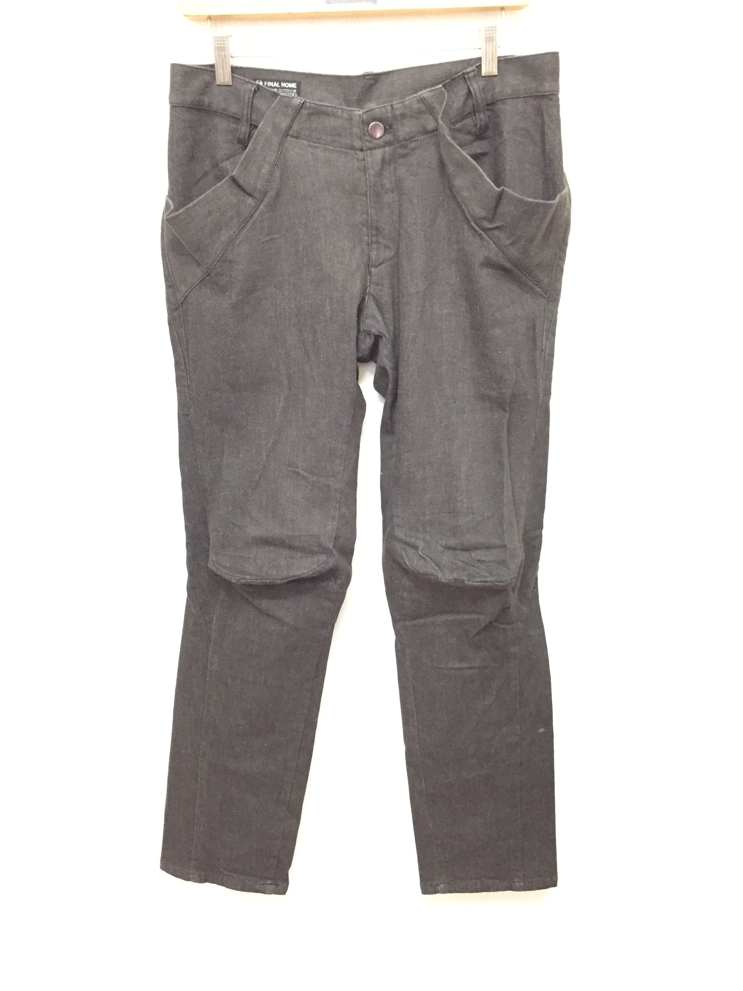 Final Home 90's Final Home Gas mask paneled Rider pants issey miyake Size US 31 - 1 Thumbnail