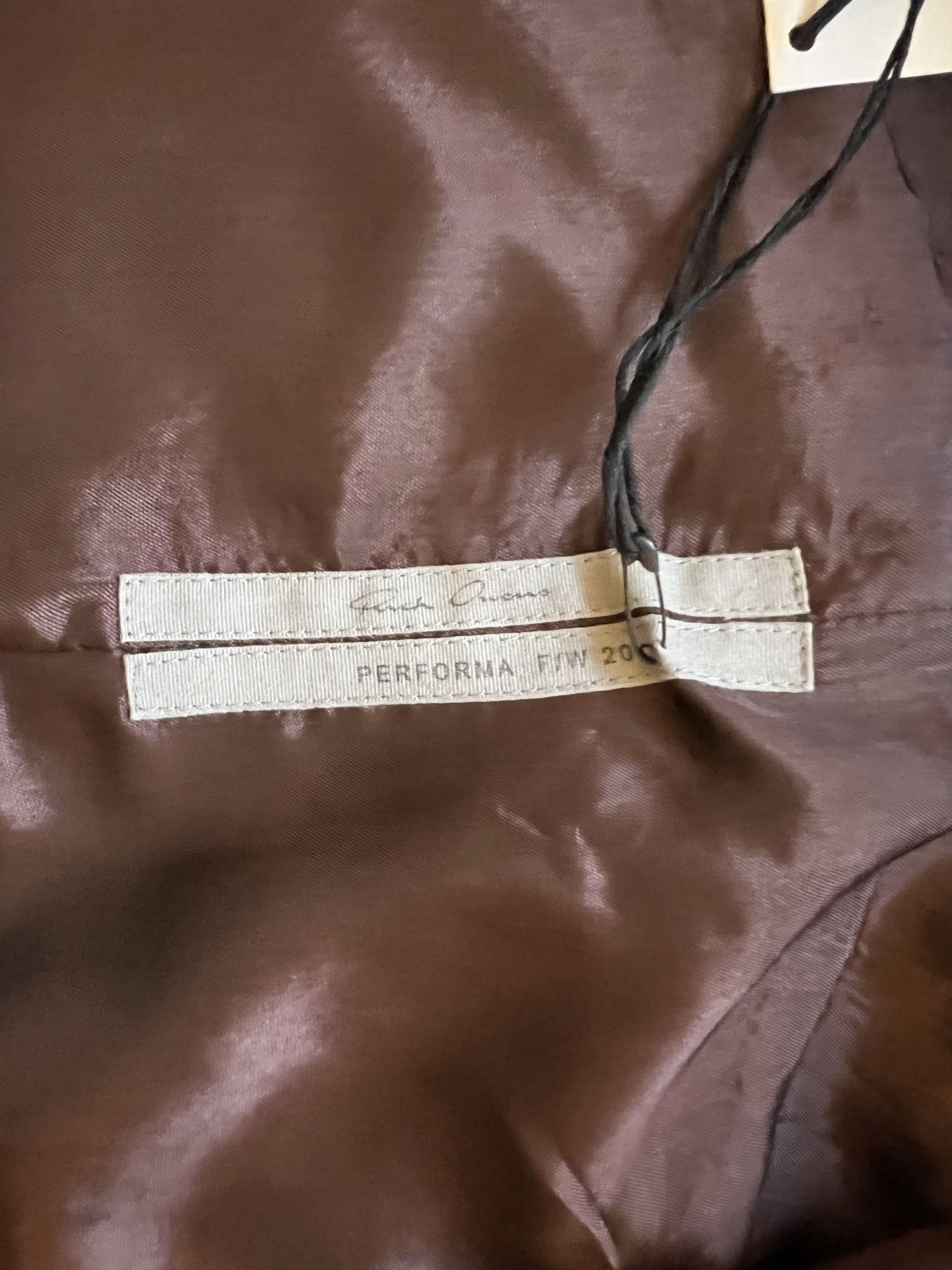 Rick Owens 💚 Rick Owens FW20 Performa Tec Leather Bomber Jacket Size XS / US 0-2 / IT 36-38 - 22 Thumbnail