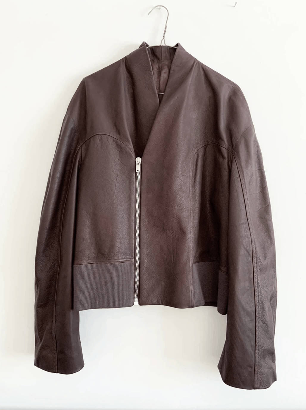 Rick Owens 💚 Rick Owens FW20 Performa Tec Leather Bomber Jacket Size XS / US 0-2 / IT 36-38 - 1 Thumbnail