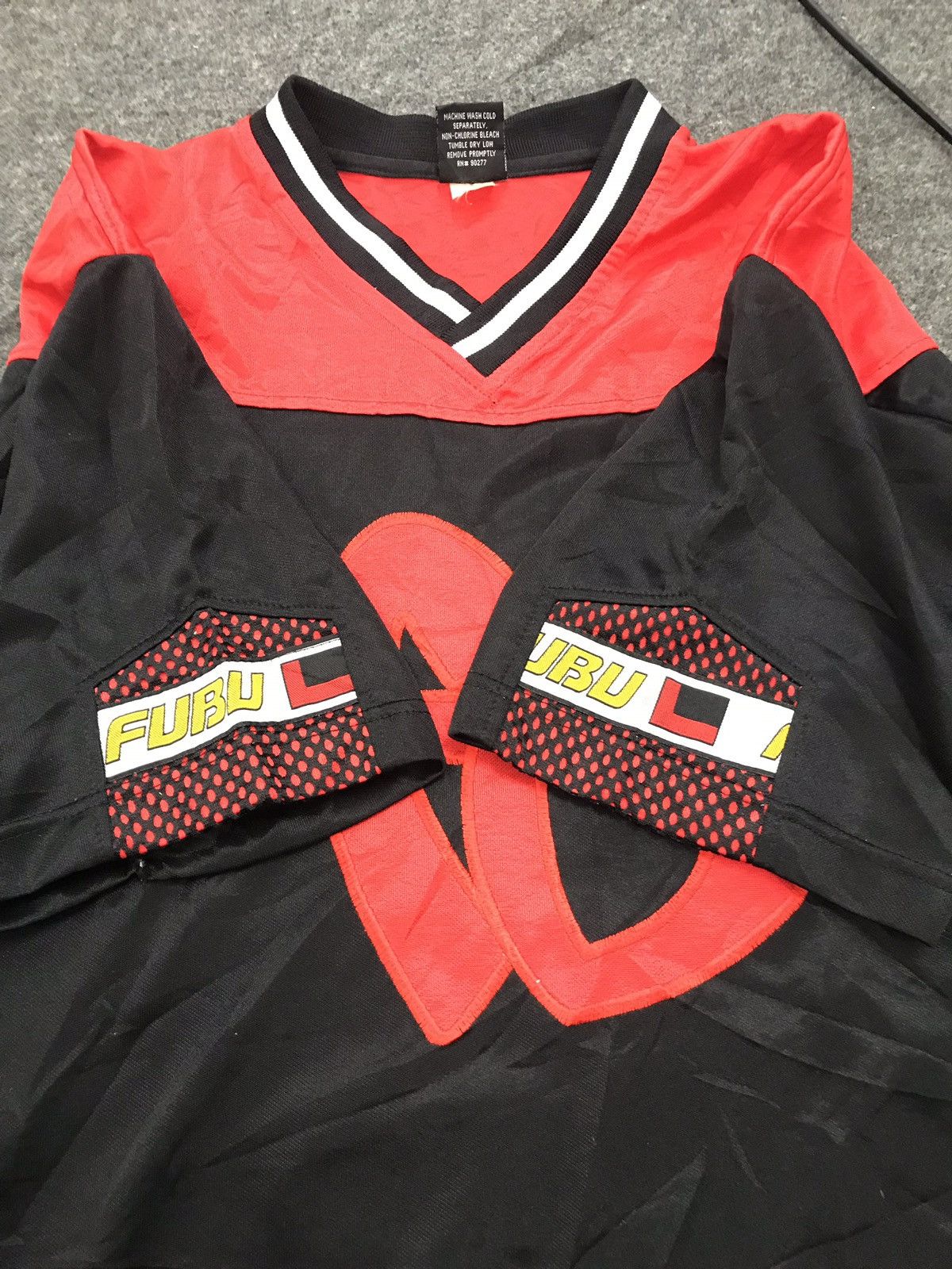 Fubu Fubu Jersey FB Spell Out Big Size Logo Hip Hop Rap Wear Size US L / EU 52-54 / 3 - 7 Thumbnail