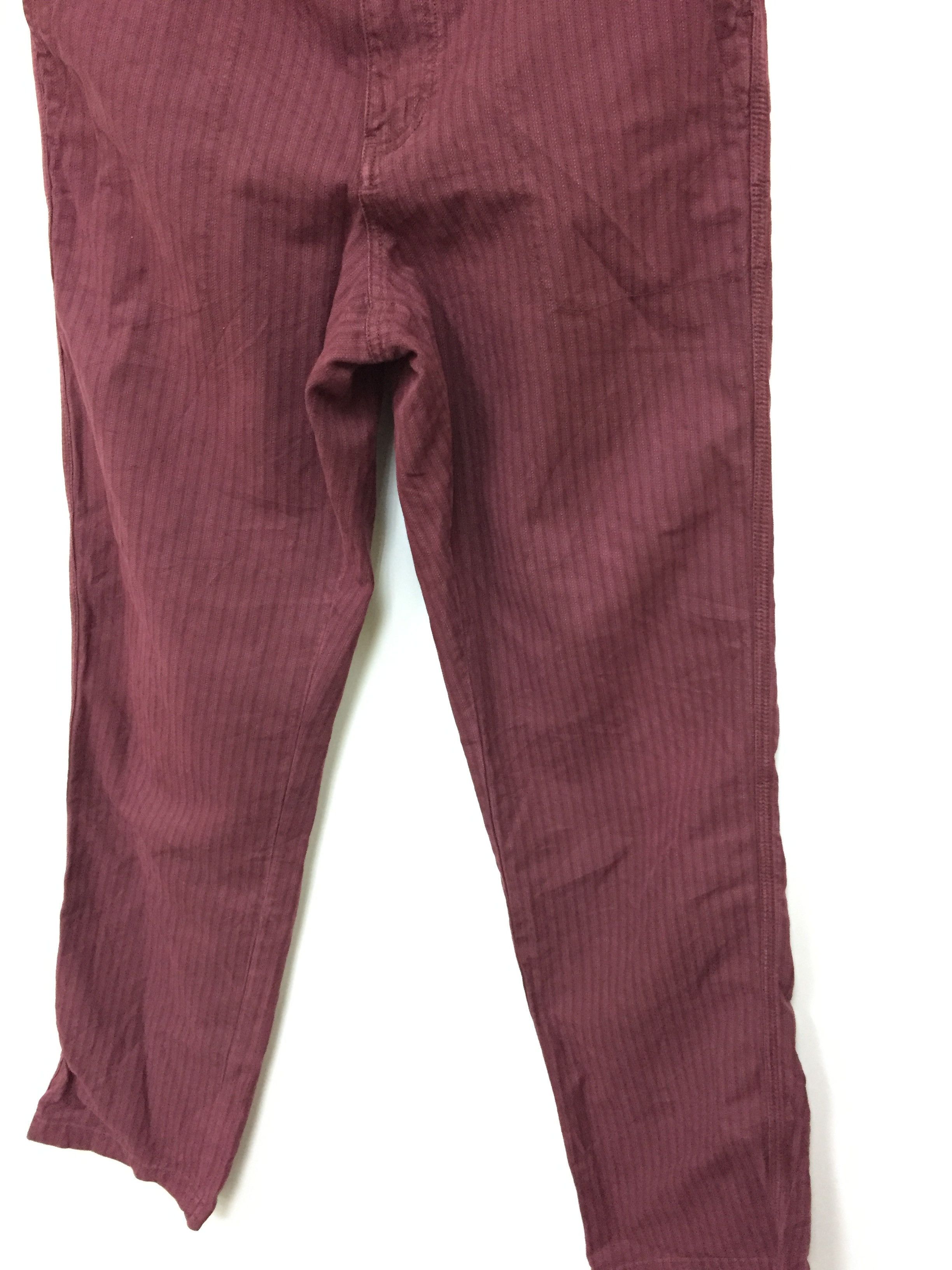 Marc Jacobs × Vintage MARC JACOBS herringbone hickory maroon pant Size US 33 - 4 Thumbnail