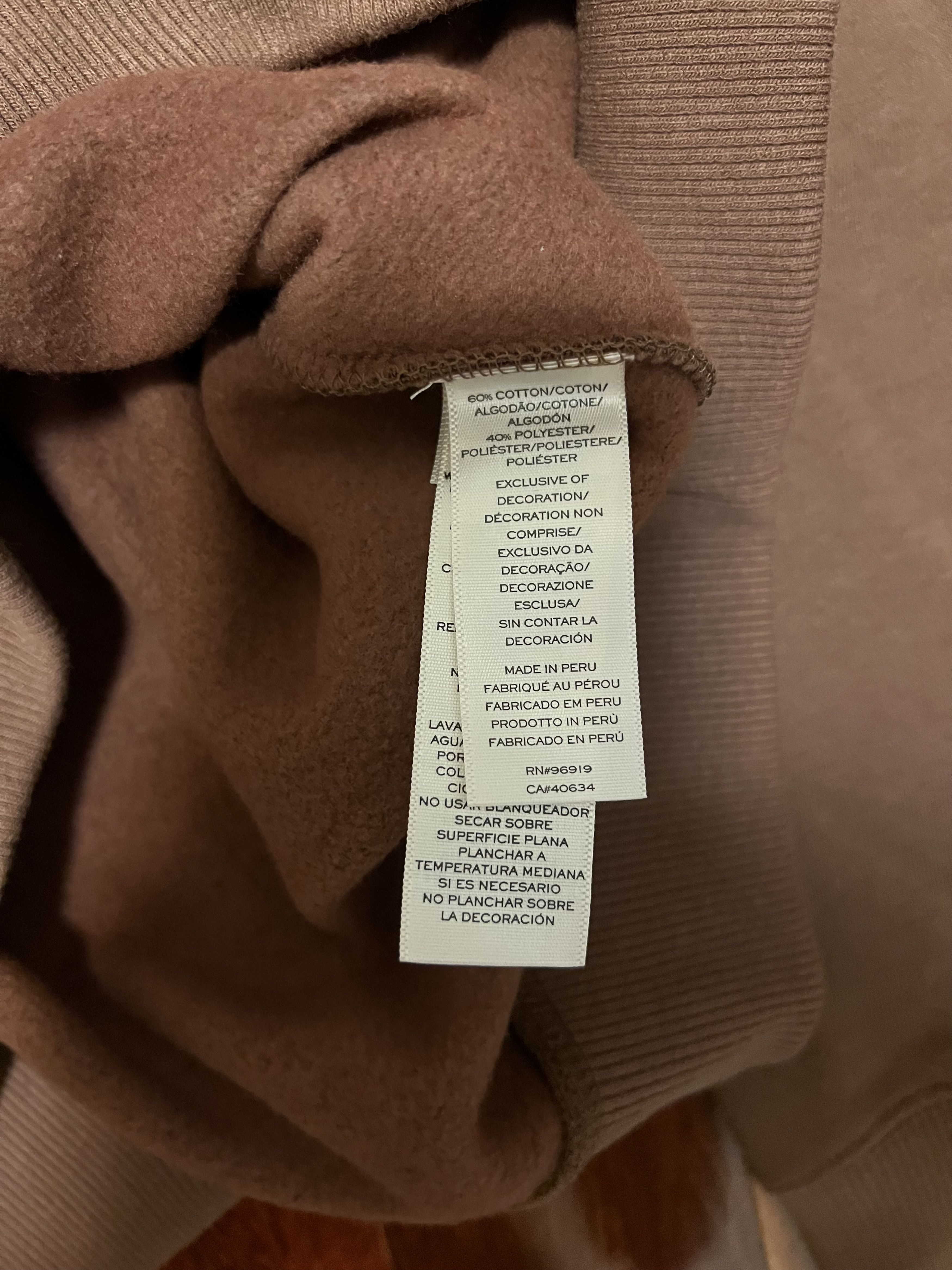 Heaven by Marc Jacobs 💚 Heaven By Marc Jacobs Sweet Boy Hoodie Brown Large NEW Size US L / EU 52-54 / 3 - 8 Thumbnail