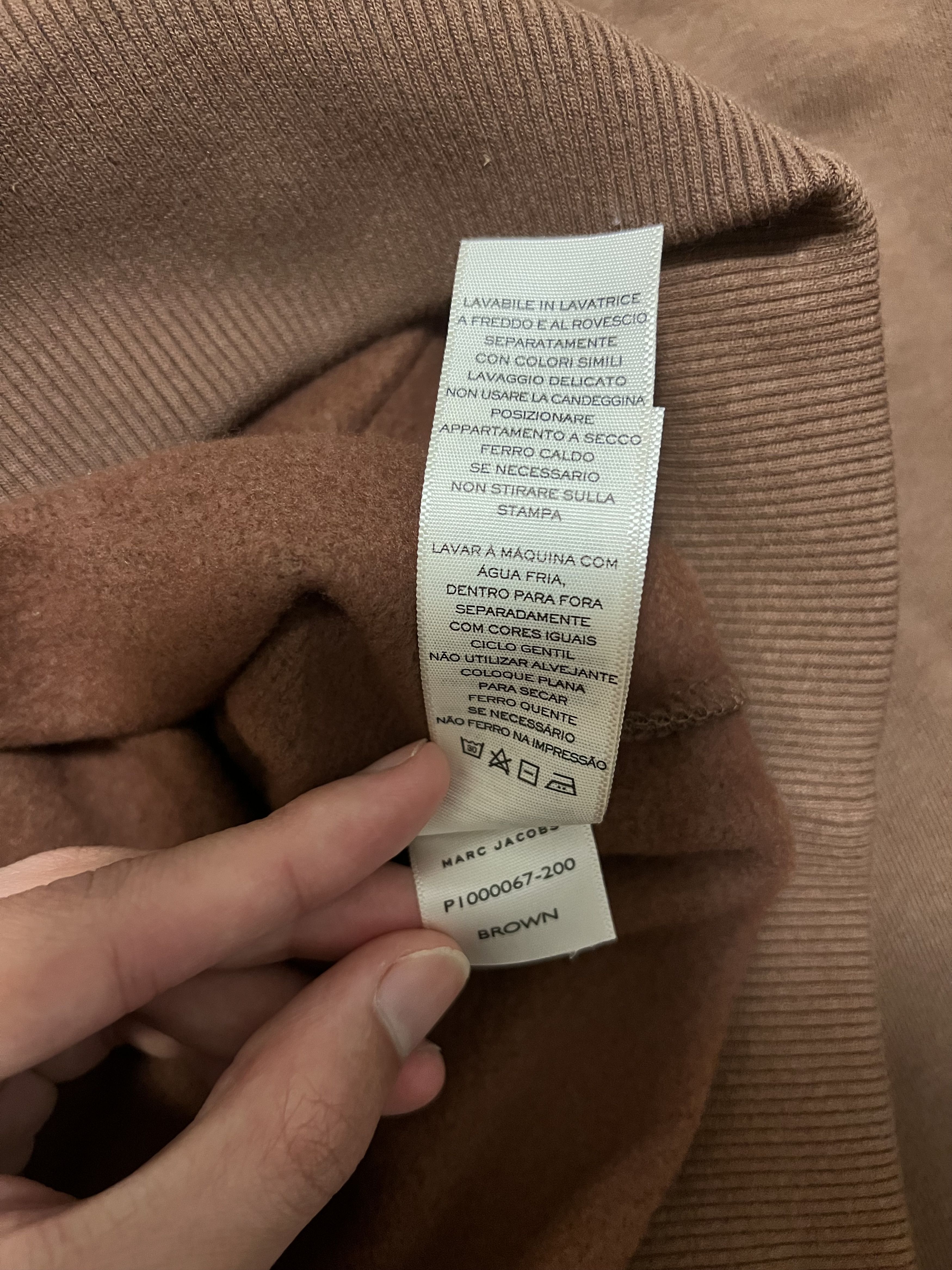 Heaven by Marc Jacobs 💚 Heaven By Marc Jacobs Sweet Boy Hoodie Brown Large NEW Size US L / EU 52-54 / 3 - 9 Thumbnail