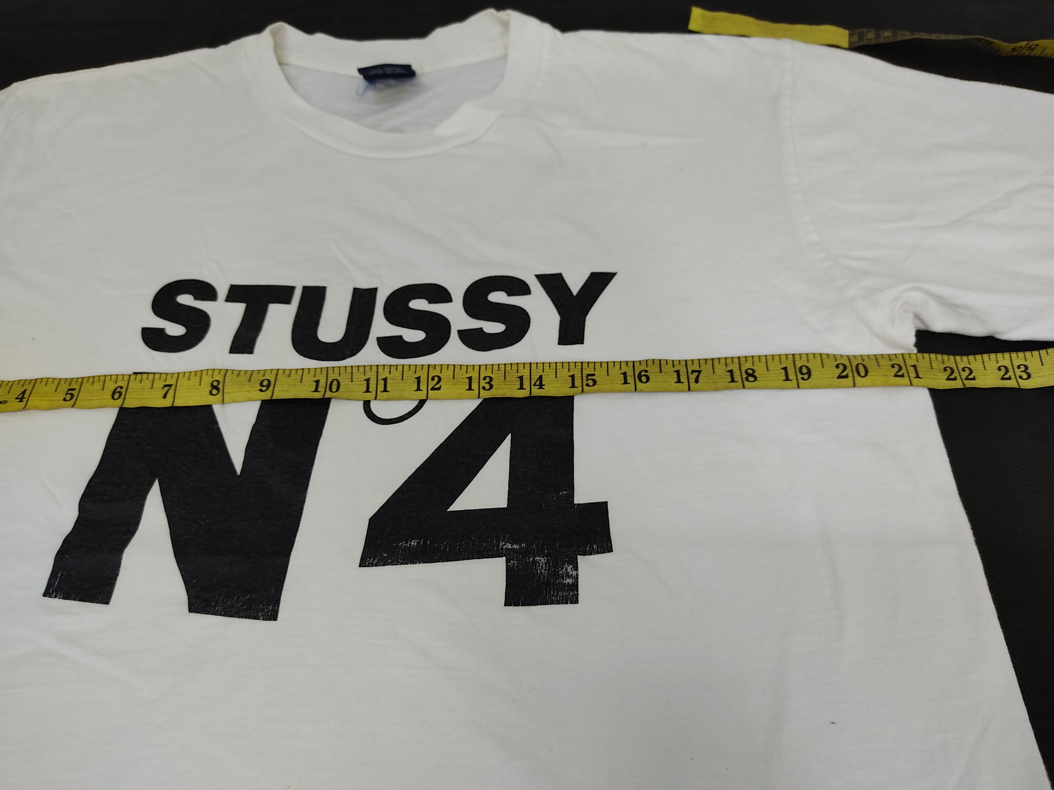 Stussy Rare Stussy no. 4 King Crown Cross Logo Tee Size US L / EU 52-54 / 3 - 7 Thumbnail
