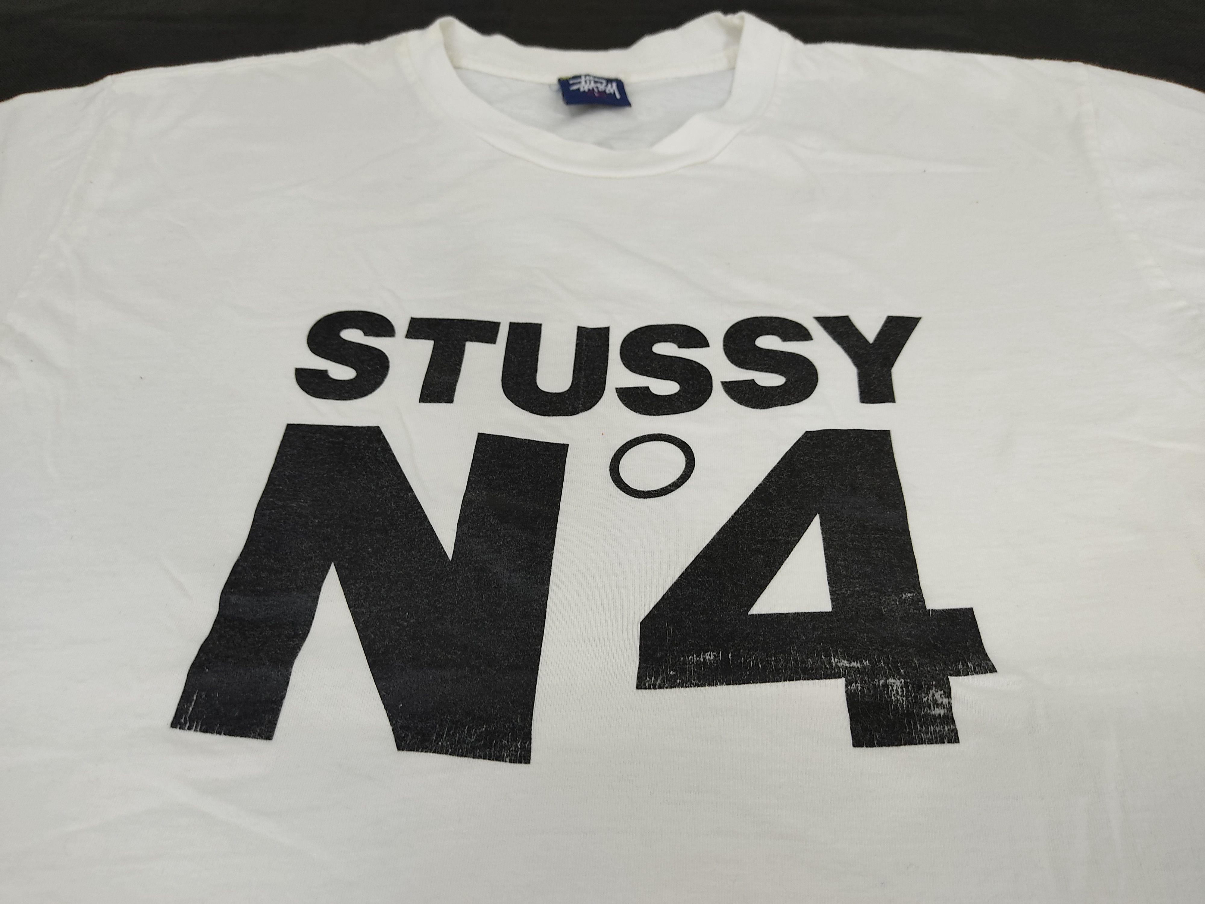 Stussy Rare Stussy no. 4 King Crown Cross Logo Tee Size US L / EU 52-54 / 3 - 3 Thumbnail