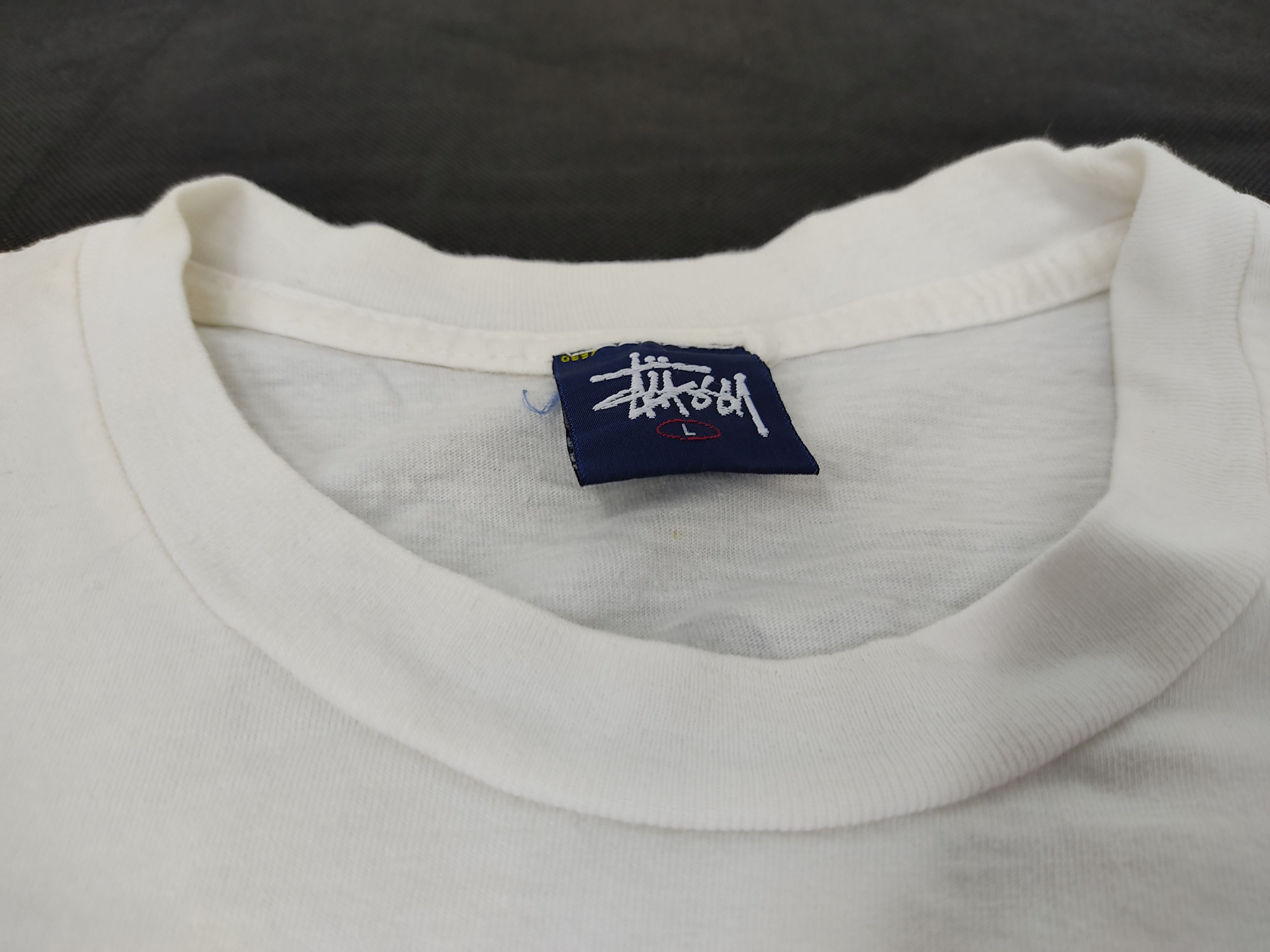 Stussy Rare Stussy no. 4 King Crown Cross Logo Tee Size US L / EU 52-54 / 3 - 4 Thumbnail