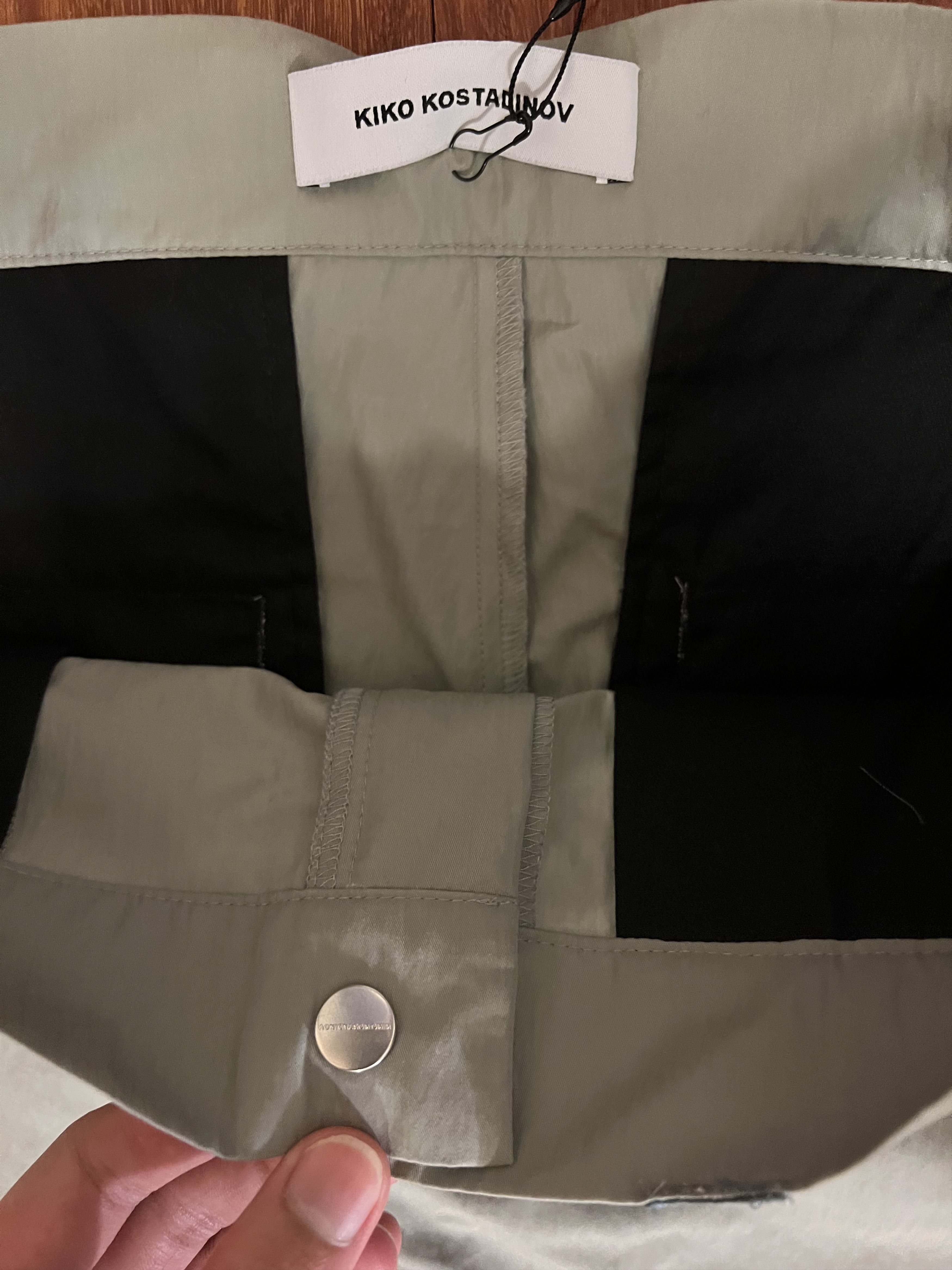 Kiko Kostadinov 💚 FW21 Kiko Kostadinov Jethra Trousers Mercury Grey NEW Size US 32 / EU 48 - 5 Thumbnail
