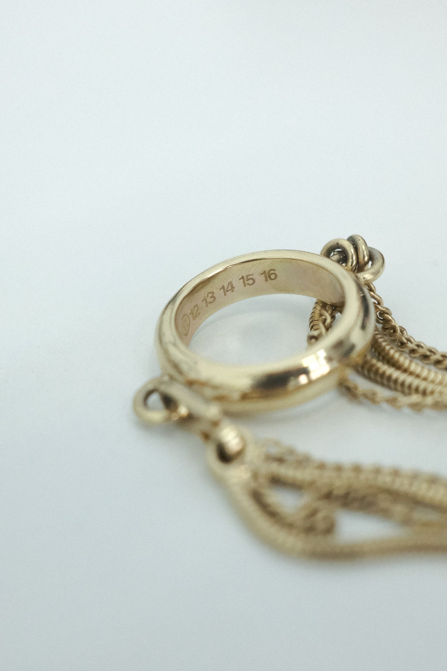 Maison Margiela × Vintage SS2006 Maison Margiela Multi Chain Choker Ring Necklace Size ONE SIZE - 9 Thumbnail