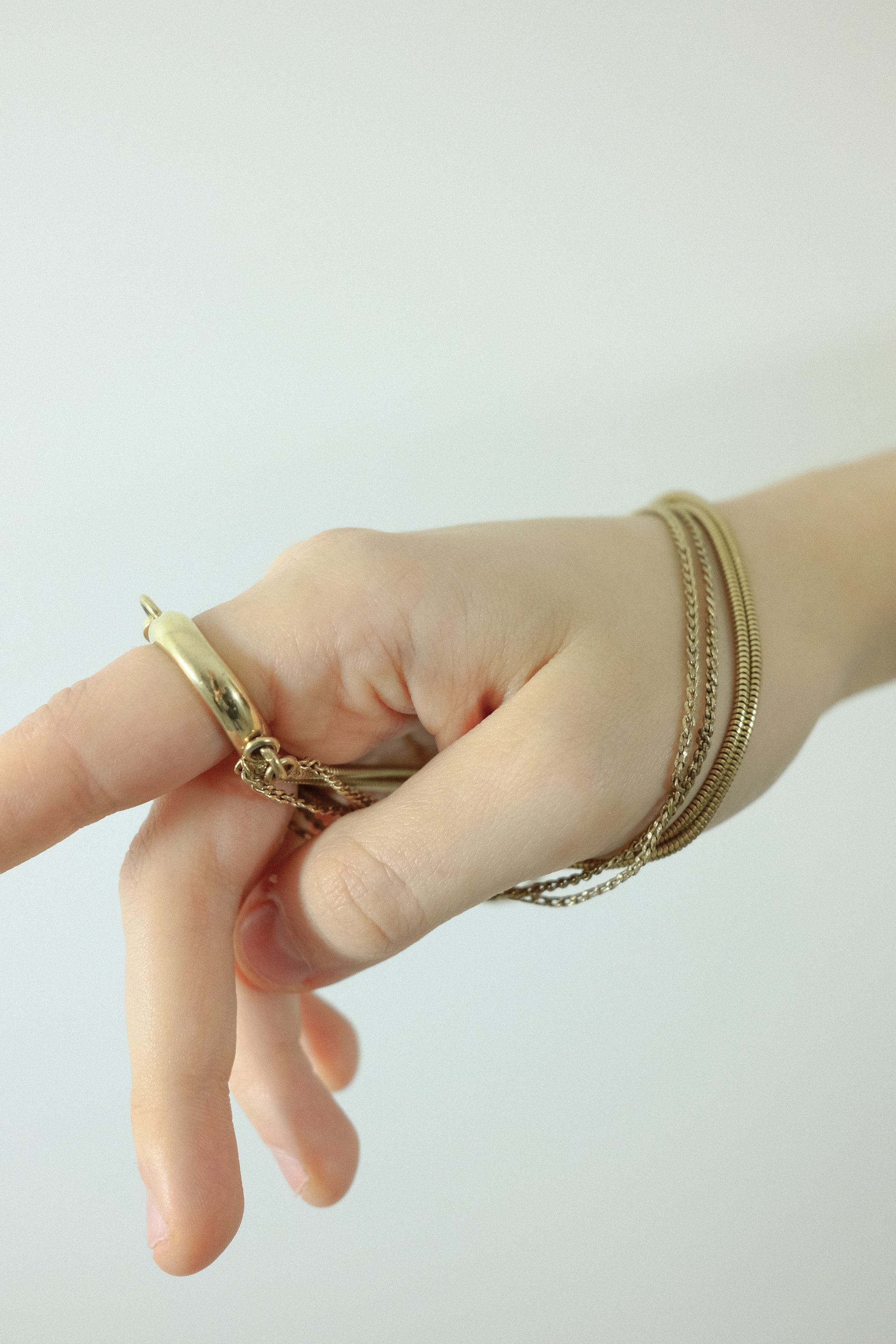 Maison Margiela × Vintage SS2006 Maison Margiela Multi Chain Choker Ring Necklace Size ONE SIZE - 7 Thumbnail
