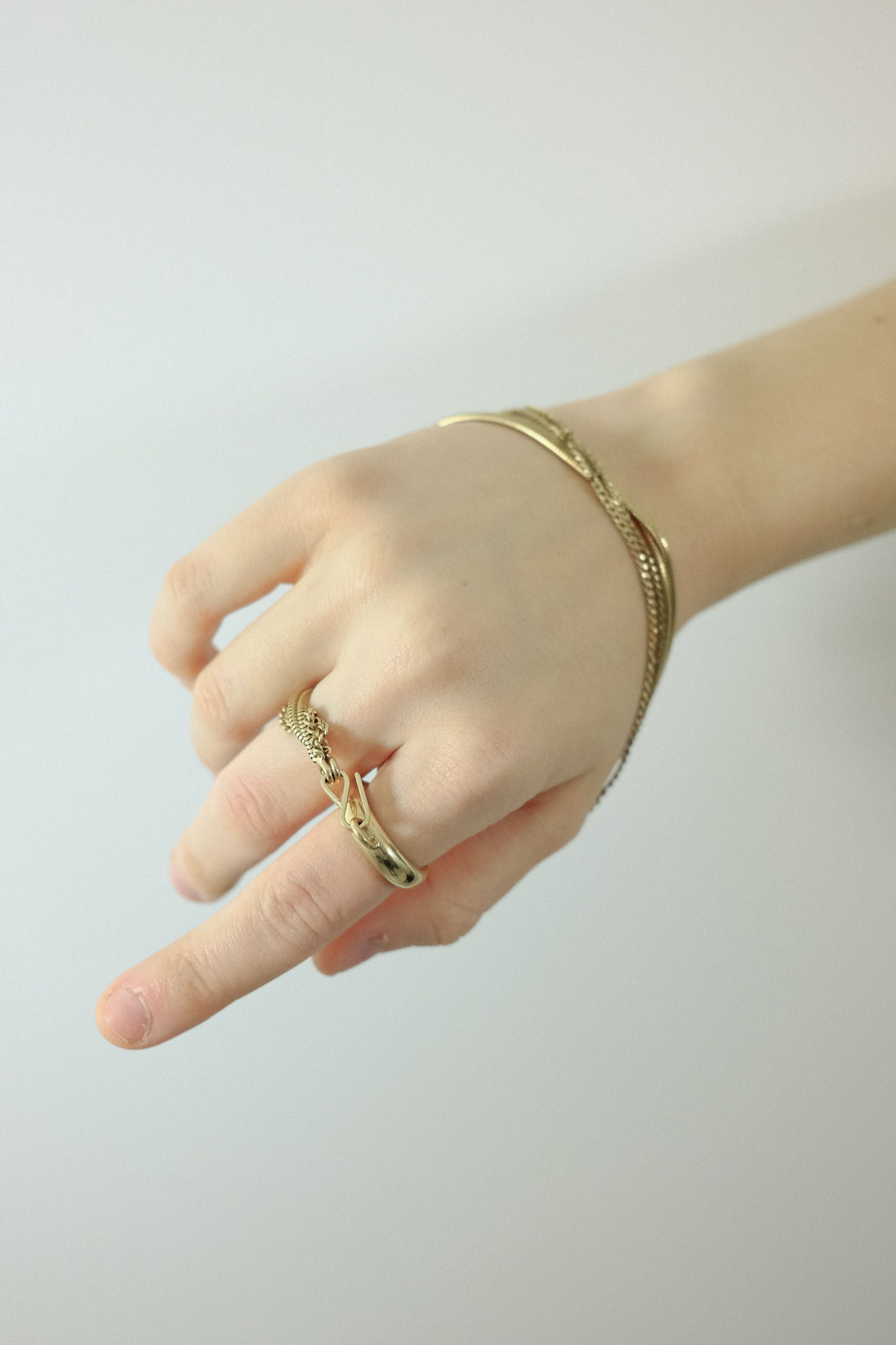 Maison Margiela × Vintage SS2006 Maison Margiela Multi Chain Choker Ring Necklace Size ONE SIZE - 6 Thumbnail