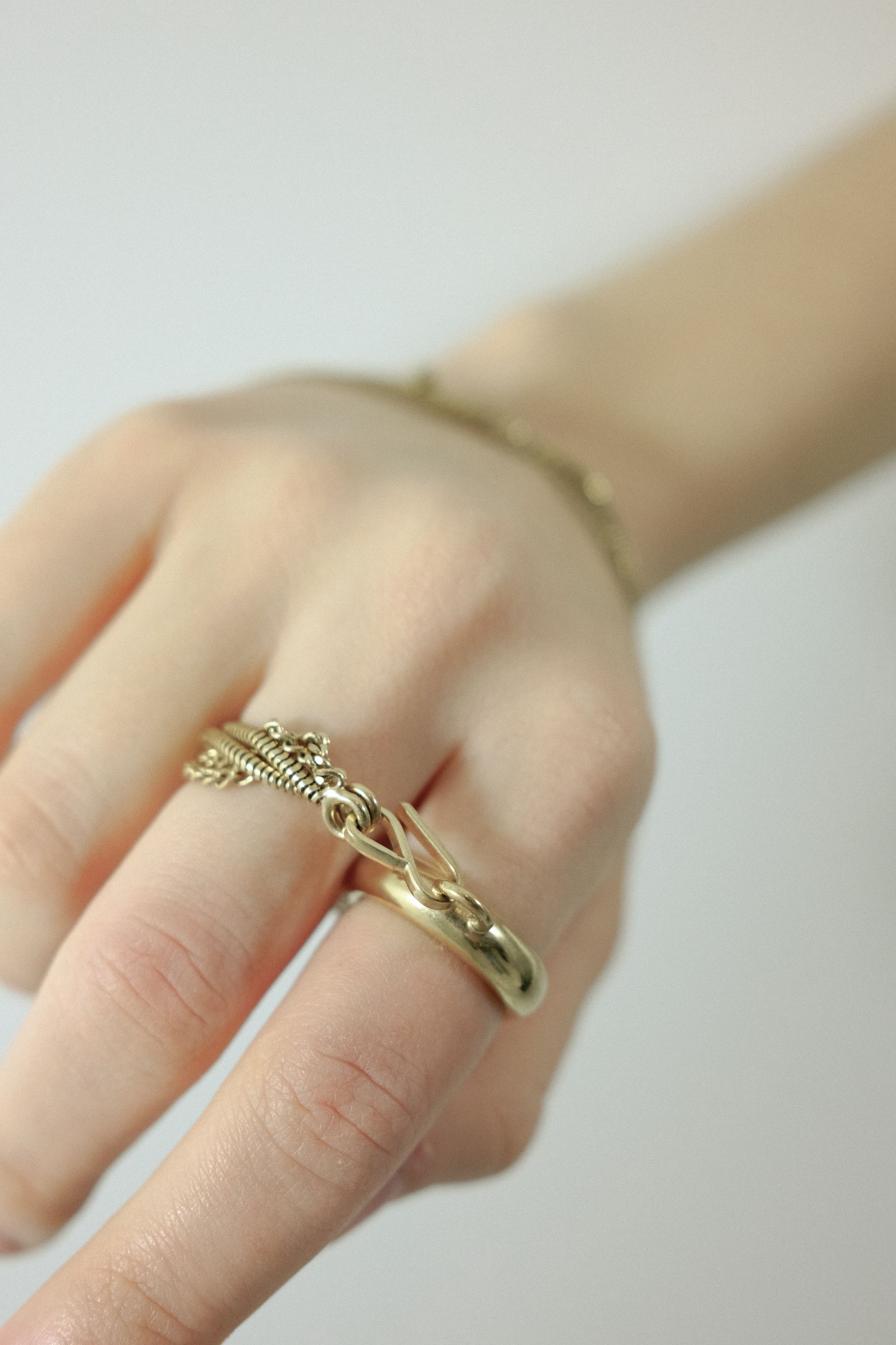 Maison Margiela × Vintage SS2006 Maison Margiela Multi Chain Choker Ring Necklace Size ONE SIZE - 8 Thumbnail