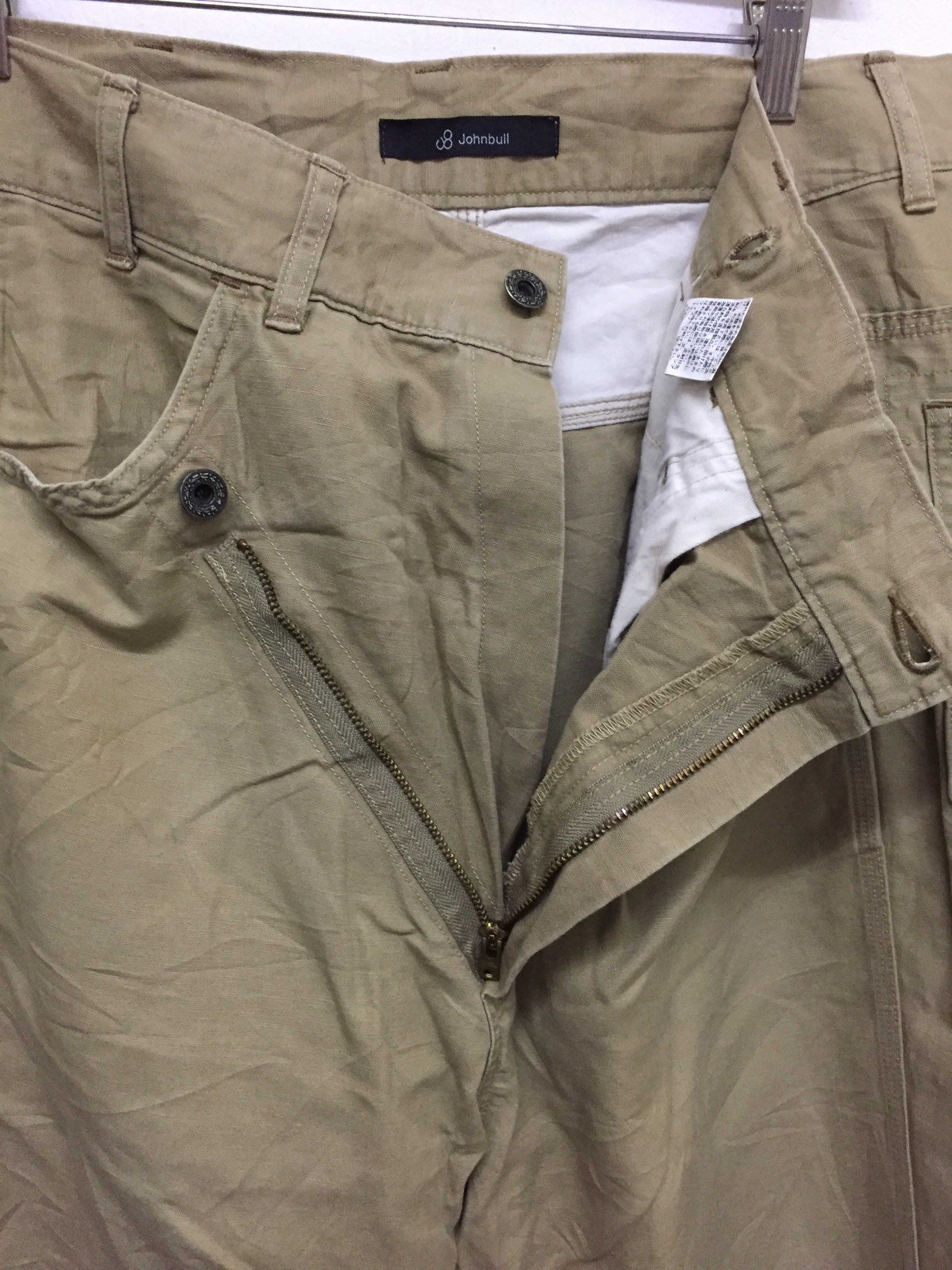 Japanese Brand × Johnbull Asymmetrical waits baggy pants Size US 32 / EU 48 - 6 Thumbnail
