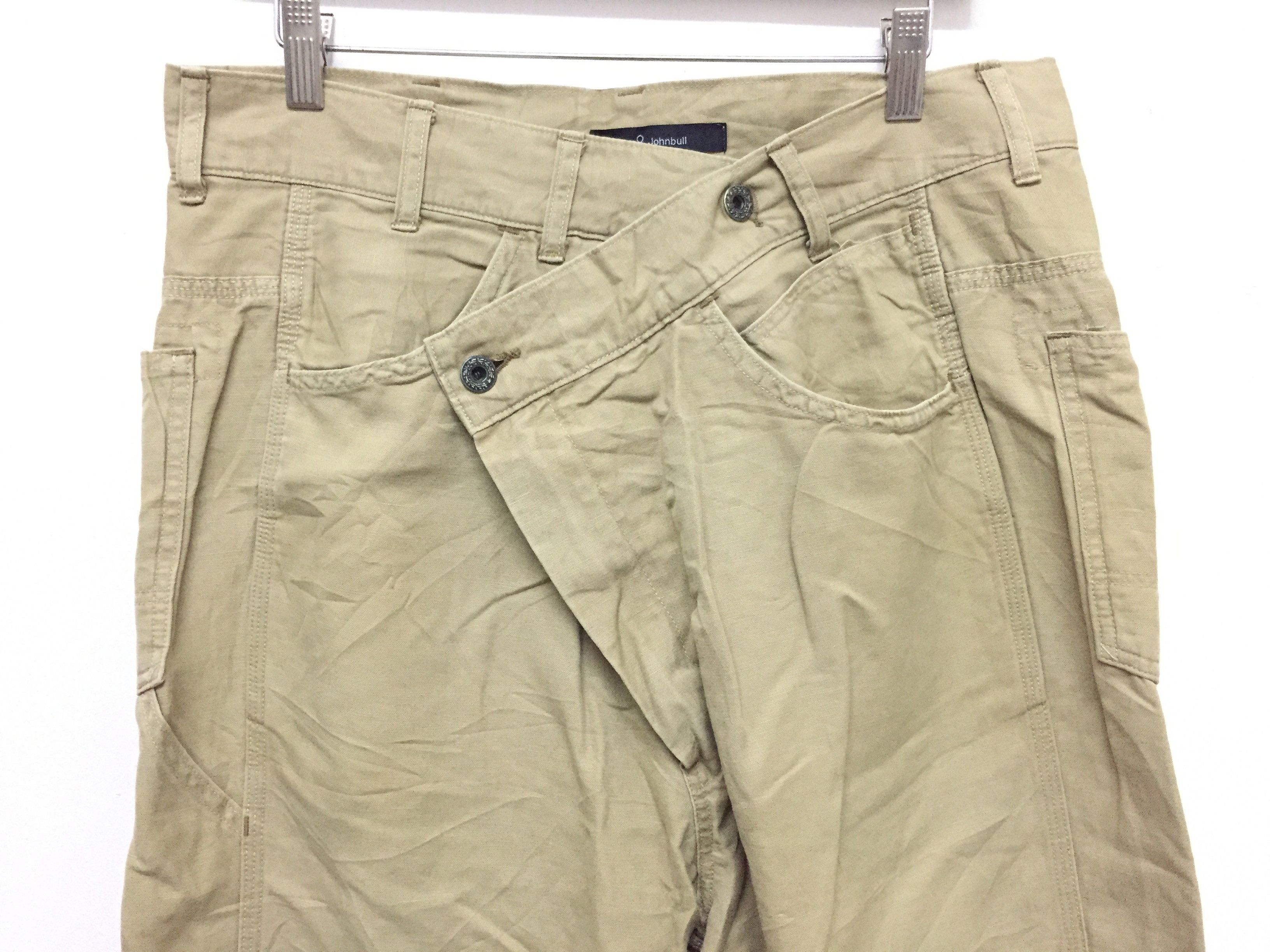 Japanese Brand × Johnbull Asymmetrical waits baggy pants Size US 32 / EU 48 - 1 Thumbnail