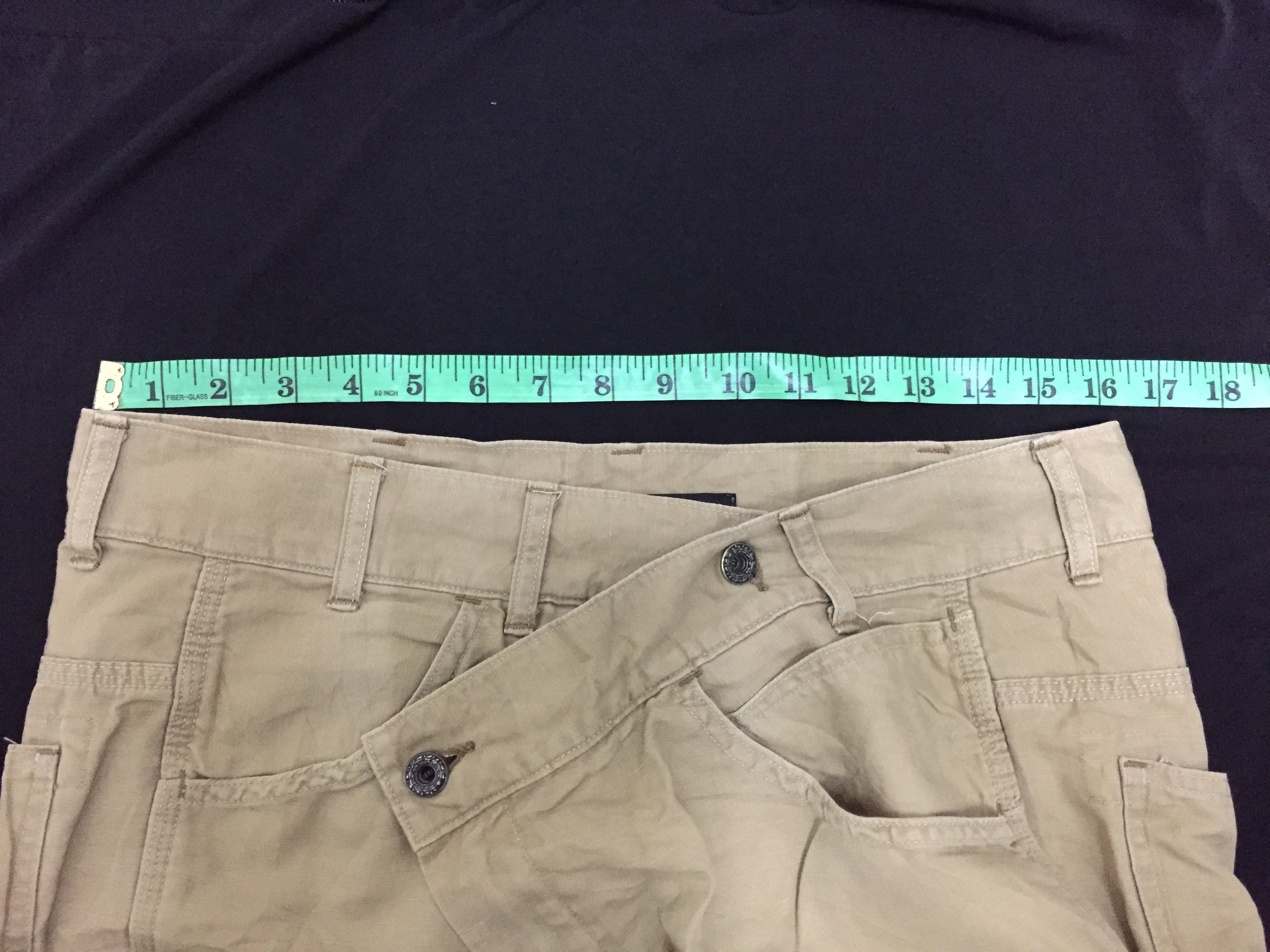 Japanese Brand × Johnbull Asymmetrical waits baggy pants Size US 32 / EU 48 - 10 Thumbnail