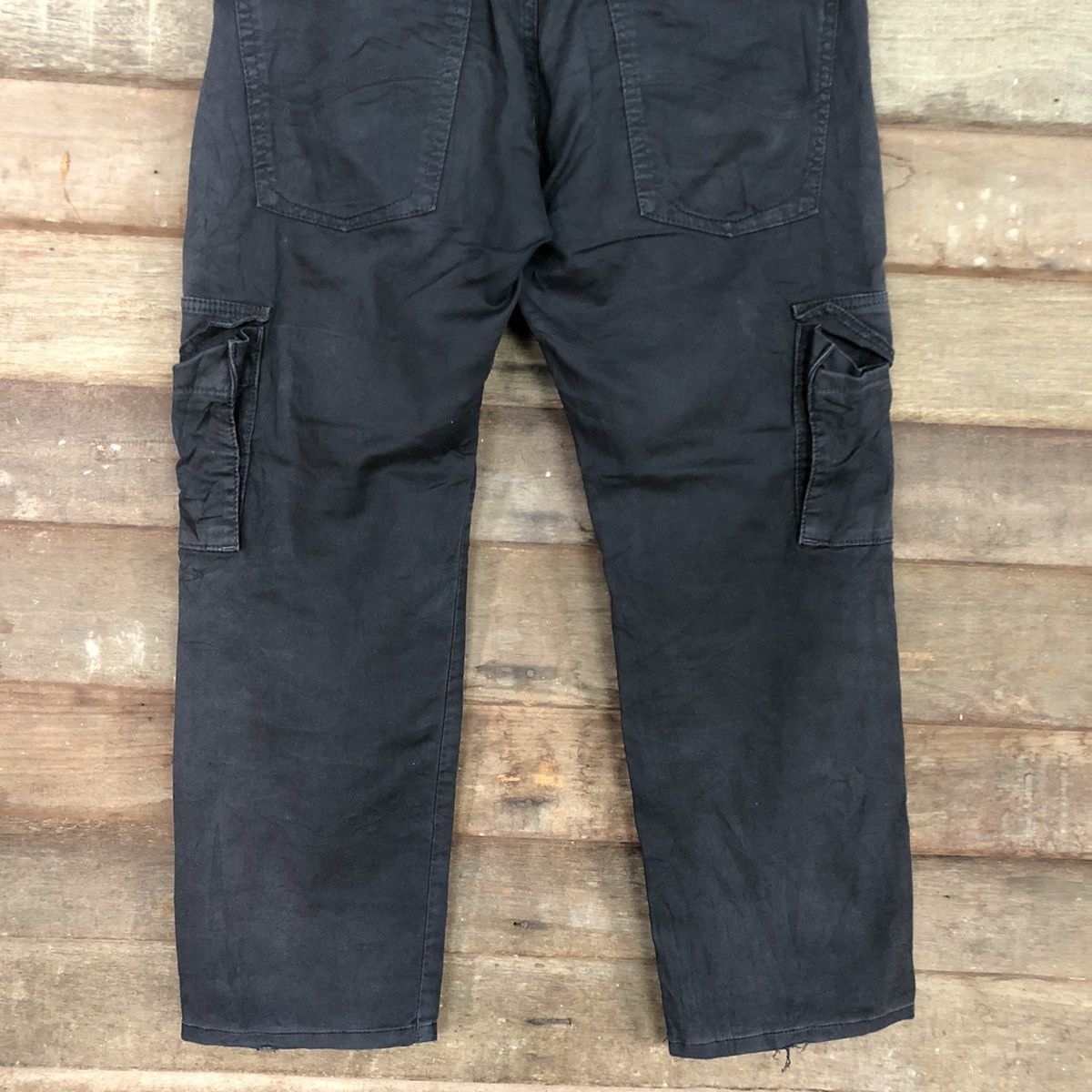 Lee DLL Lee Black Multipocket Tactical Cargo Pants #c978 Size US 31 - 11 Thumbnail