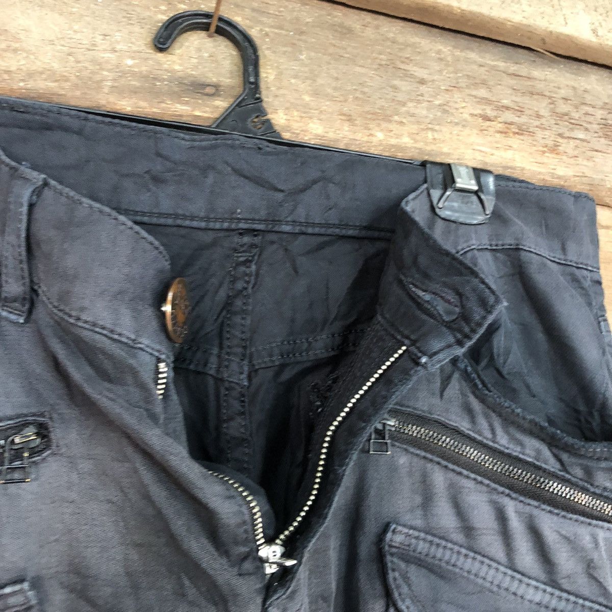 Lee DLL Lee Black Multipocket Tactical Cargo Pants #c978 Size US 31 - 8 Thumbnail