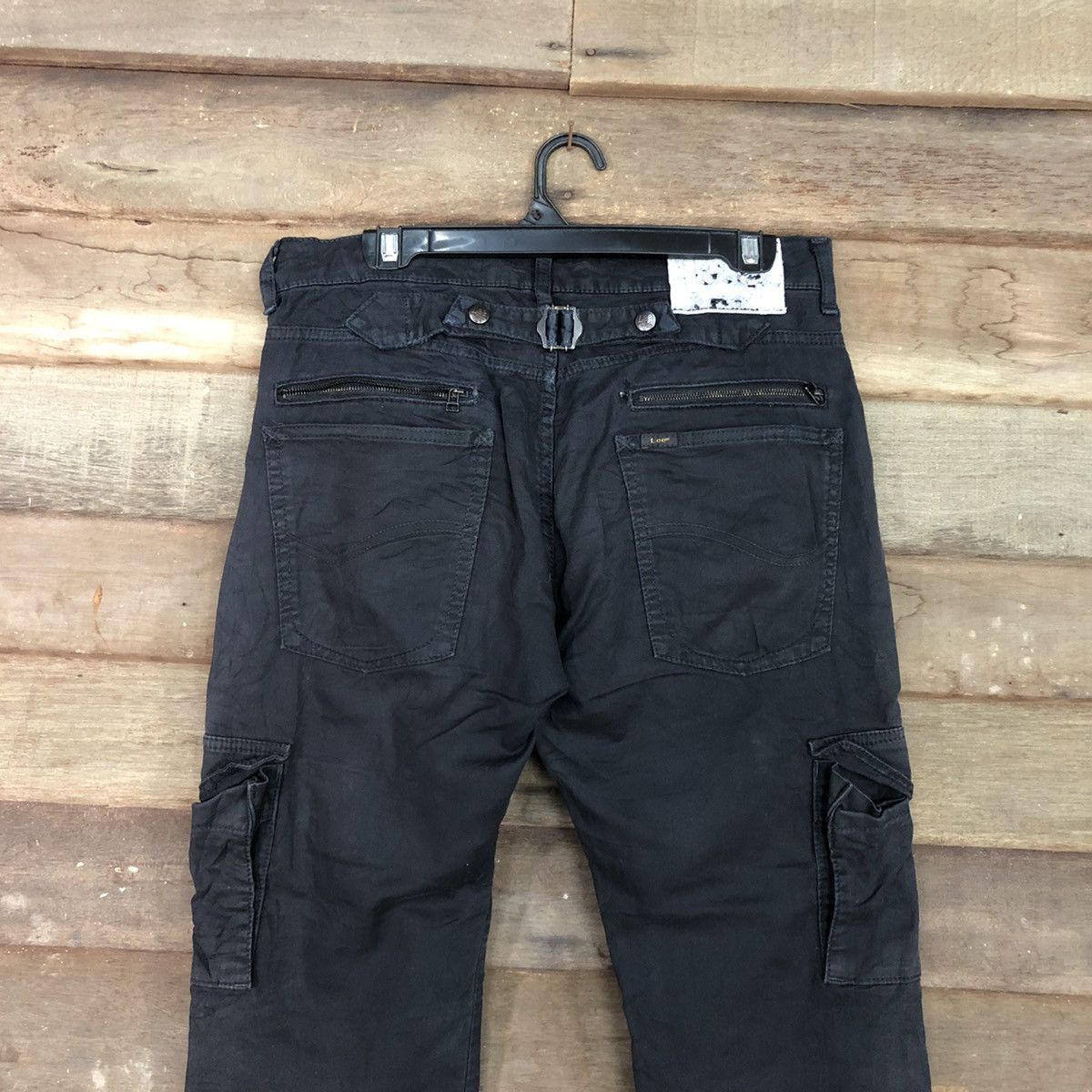 Lee DLL Lee Black Multipocket Tactical Cargo Pants #c978 Size US 31 - 10 Thumbnail