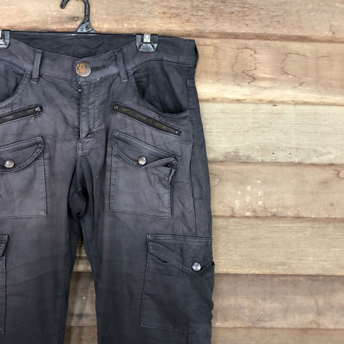 Lee DLL Lee Black Multipocket Tactical Cargo Pants #c978 Size US 31 - 5 Thumbnail