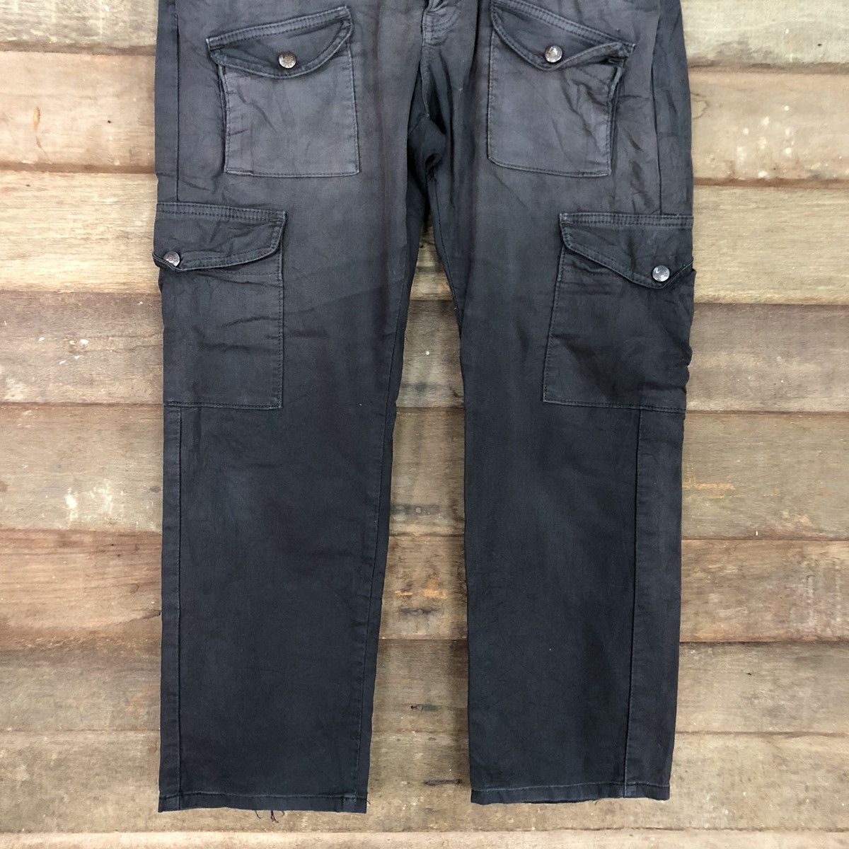 Lee DLL Lee Black Multipocket Tactical Cargo Pants #c978 Size US 31 - 3 Thumbnail