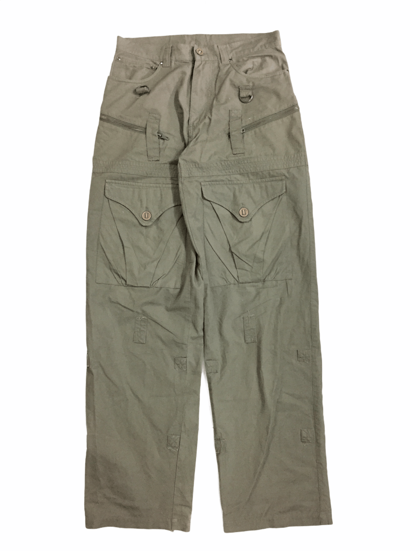 Japanese Brand Vtg Bondage Military tactical parachute pants Size US 30 / EU 46 - 1 Thumbnail