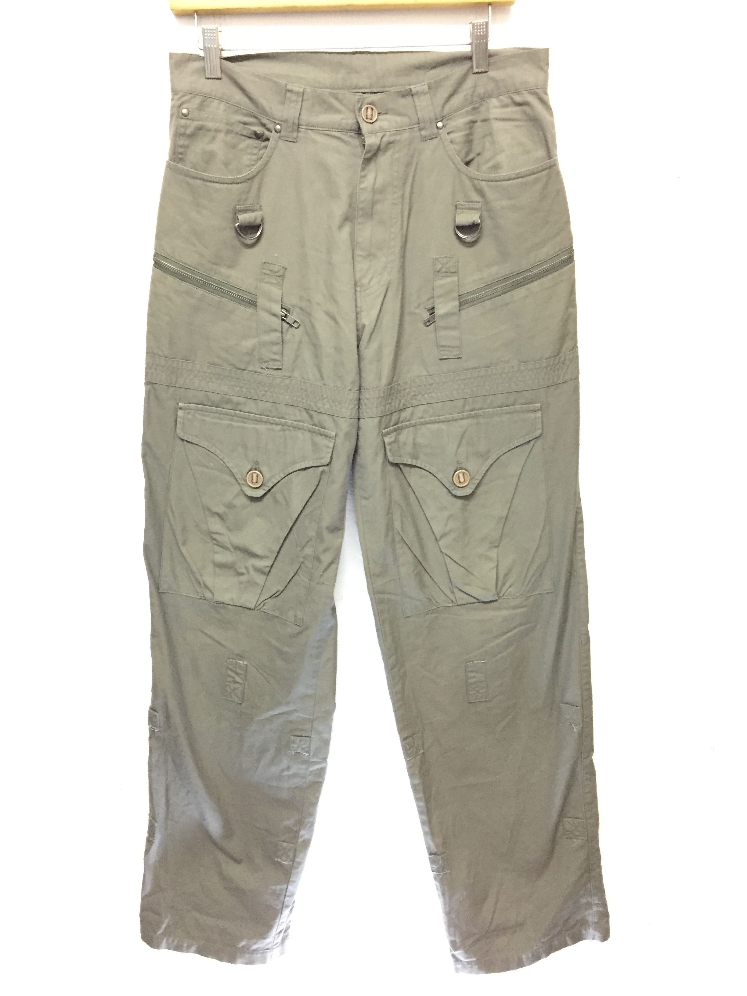Japanese Brand Vtg Bondage Military tactical parachute pants Size US 30 / EU 46 - 2 Thumbnail