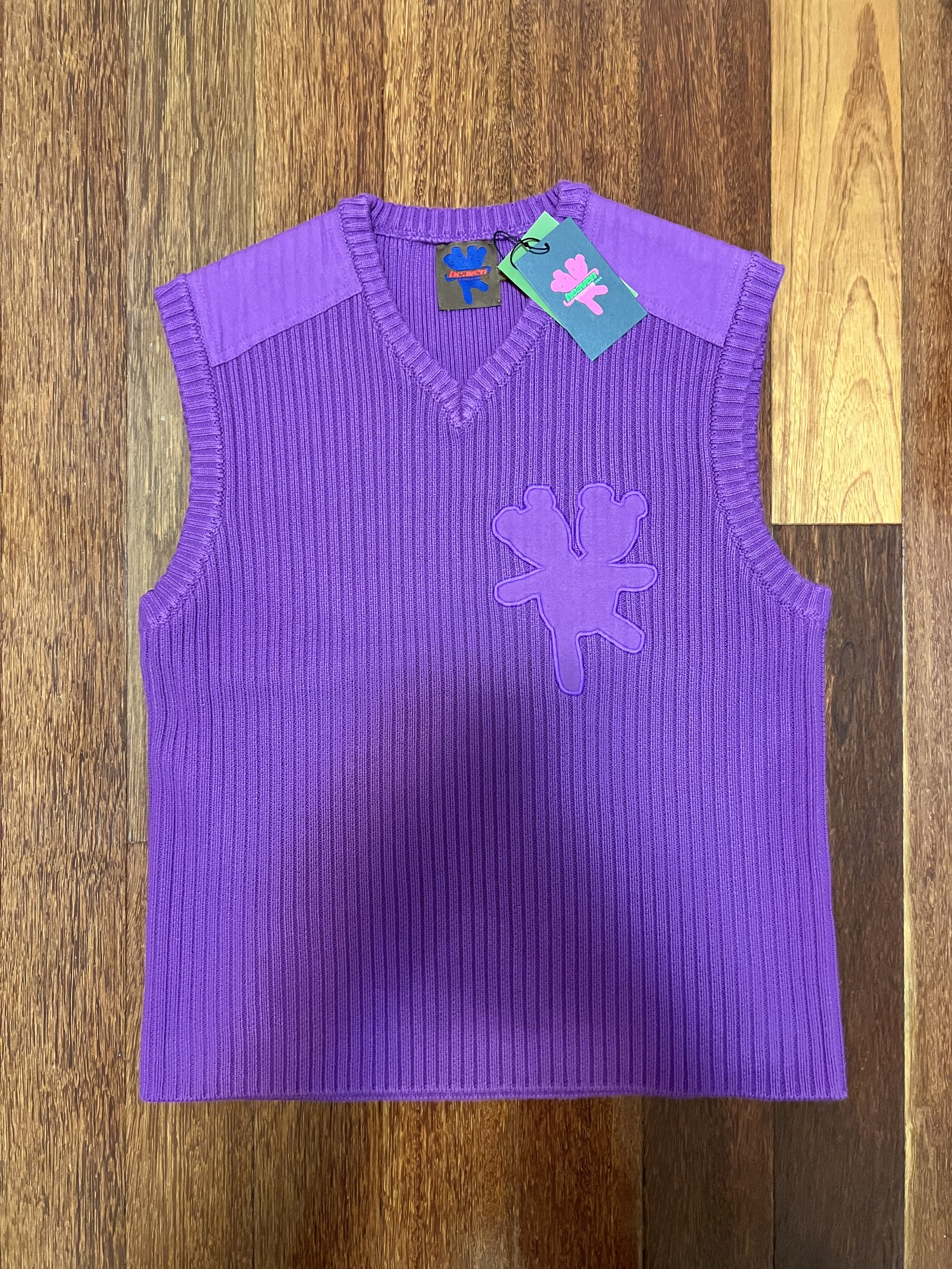 Heaven by Marc Jacobs 💚 Heaven By Marc Jacobs Teddy Vest Purple Medium NEW Size US M / EU 48-50 / 2 - 1 Thumbnail