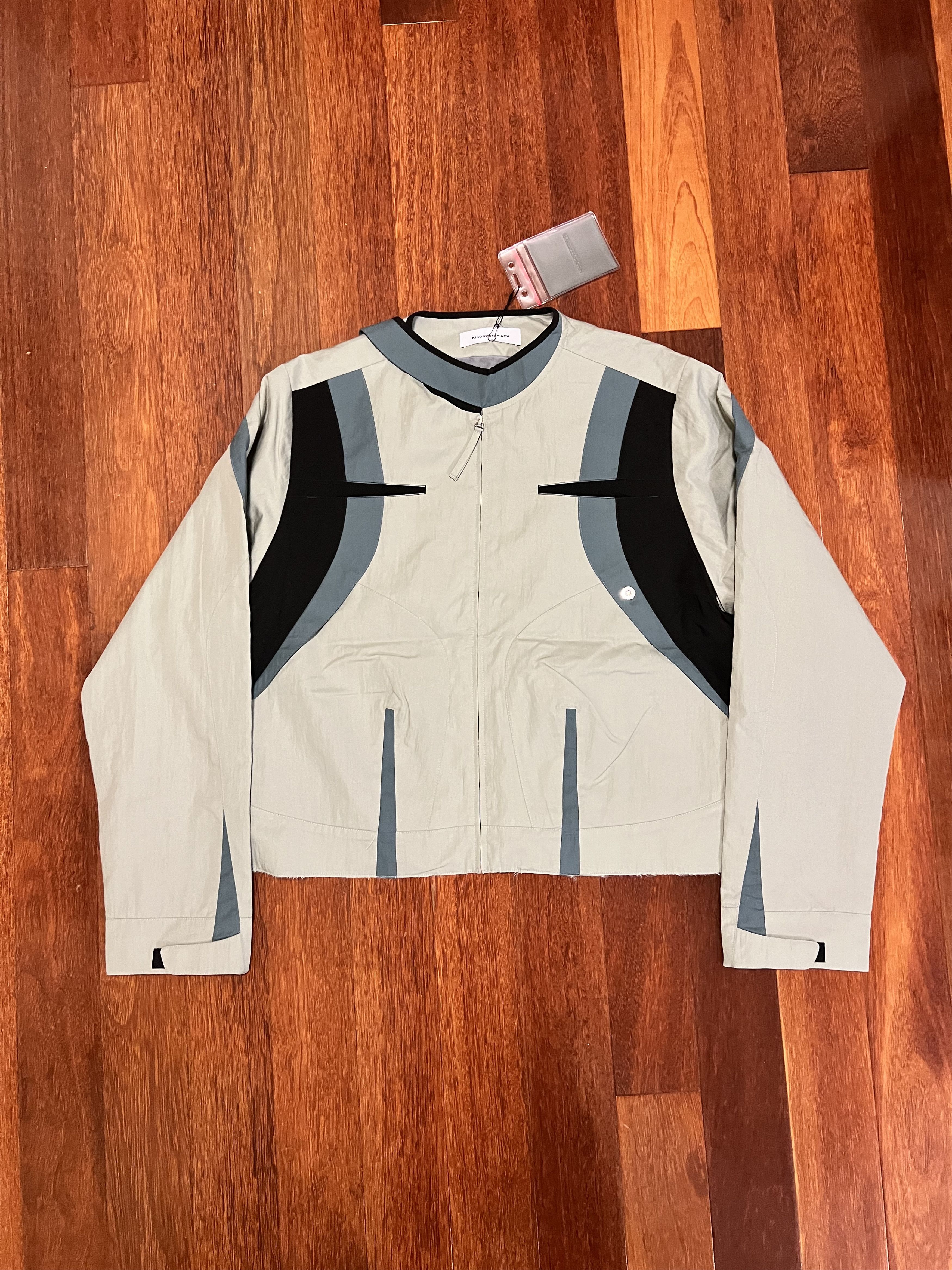 💚 FW21 Kiko Kostadinov Jethra Jacket Mercury Grey NEW