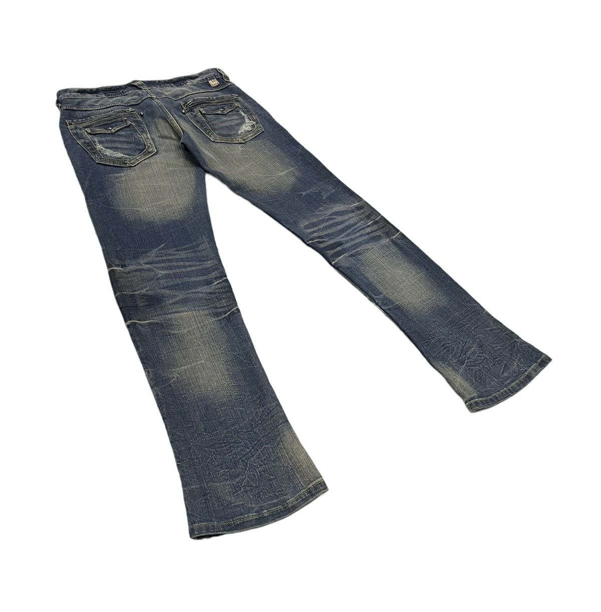 Le Grande Bleu (L.G.B.) Vintage Nicole Club Hideways Japan Flare Jeans Size US 32 / EU 48 - 1 Thumbnail