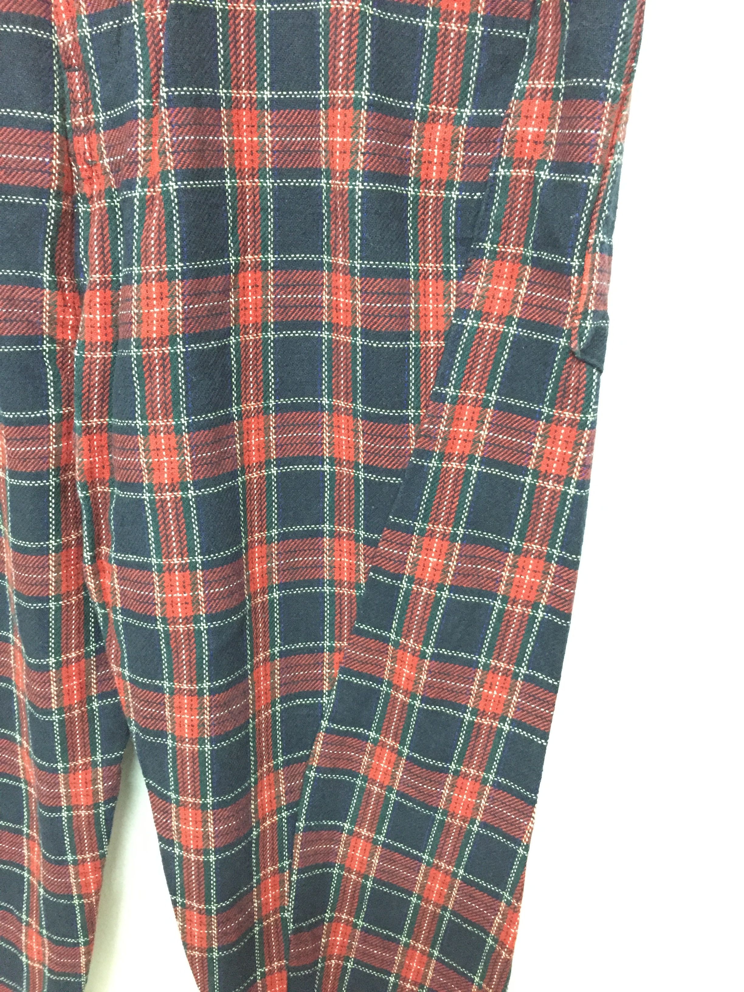 20471120 × Japanese Brand BIT BLUE Japanese Brand Asymmetrical TARTAN pants Size US 31 - 5 Thumbnail
