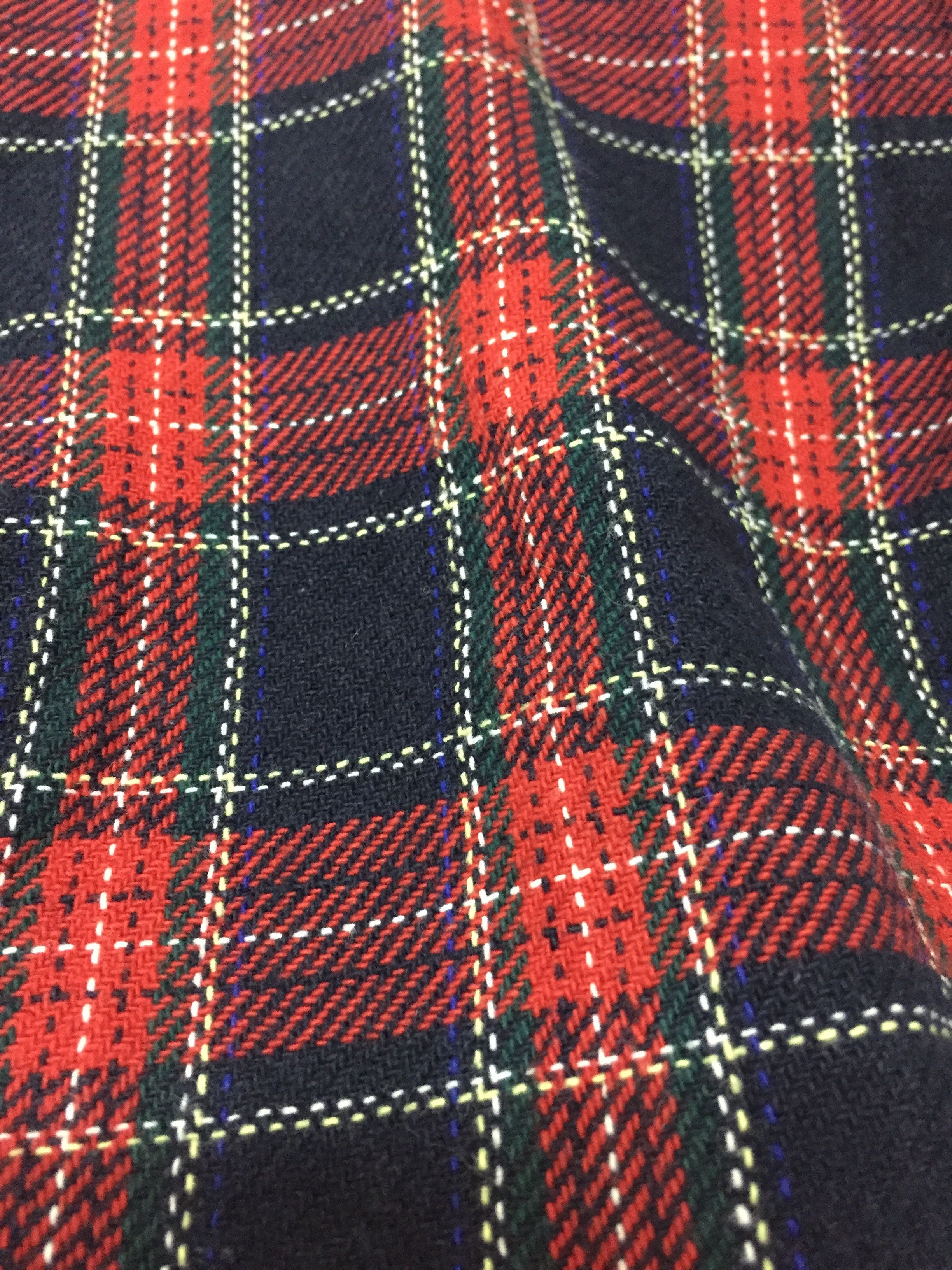 20471120 × Japanese Brand BIT BLUE Japanese Brand Asymmetrical TARTAN pants Size US 31 - 6 Thumbnail