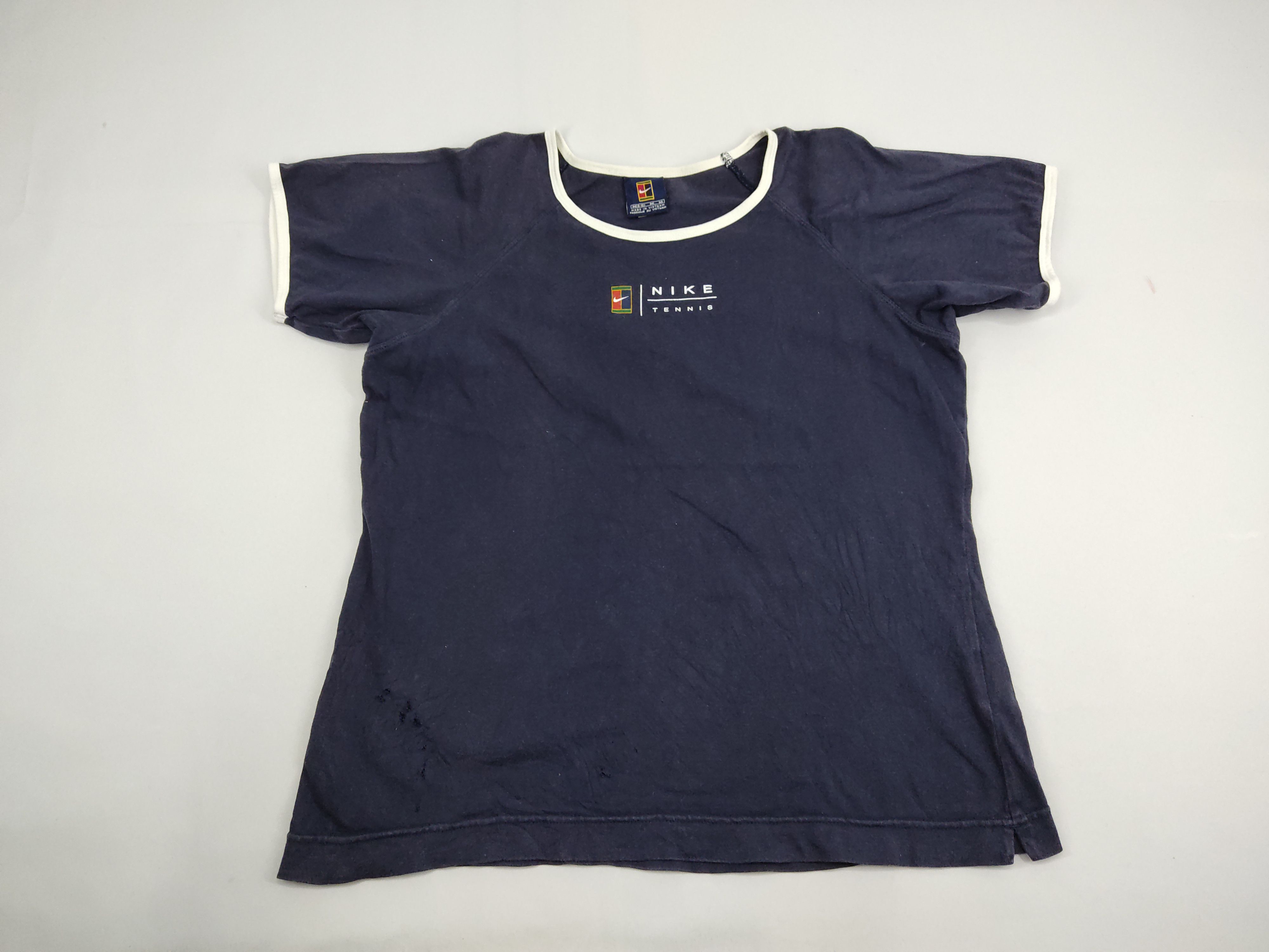 Nike Tennis Ringer Tee Swoosh Logo Tee Hype Skate