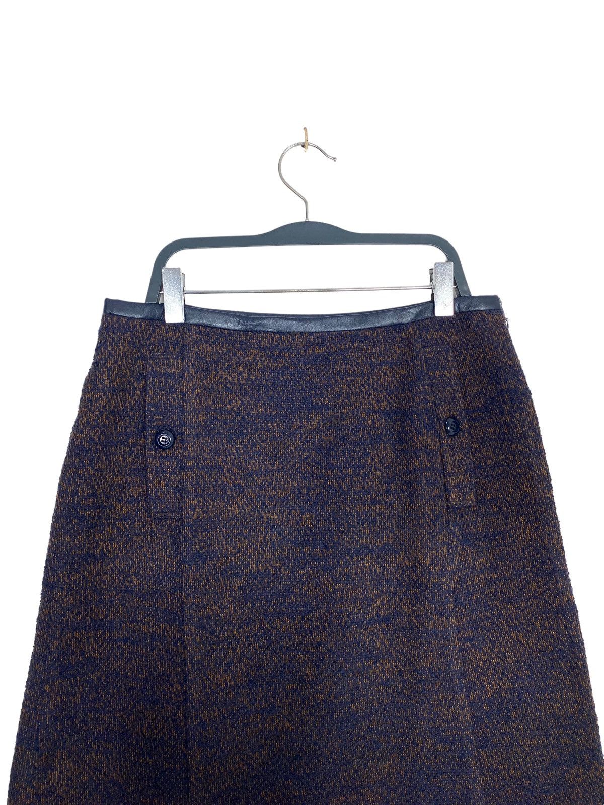 Krizia Uomo Rare‼️ Evex by Krizia Tweed Mini Skirt Size 28" / US 6 / IT 42 - 2 Thumbnail