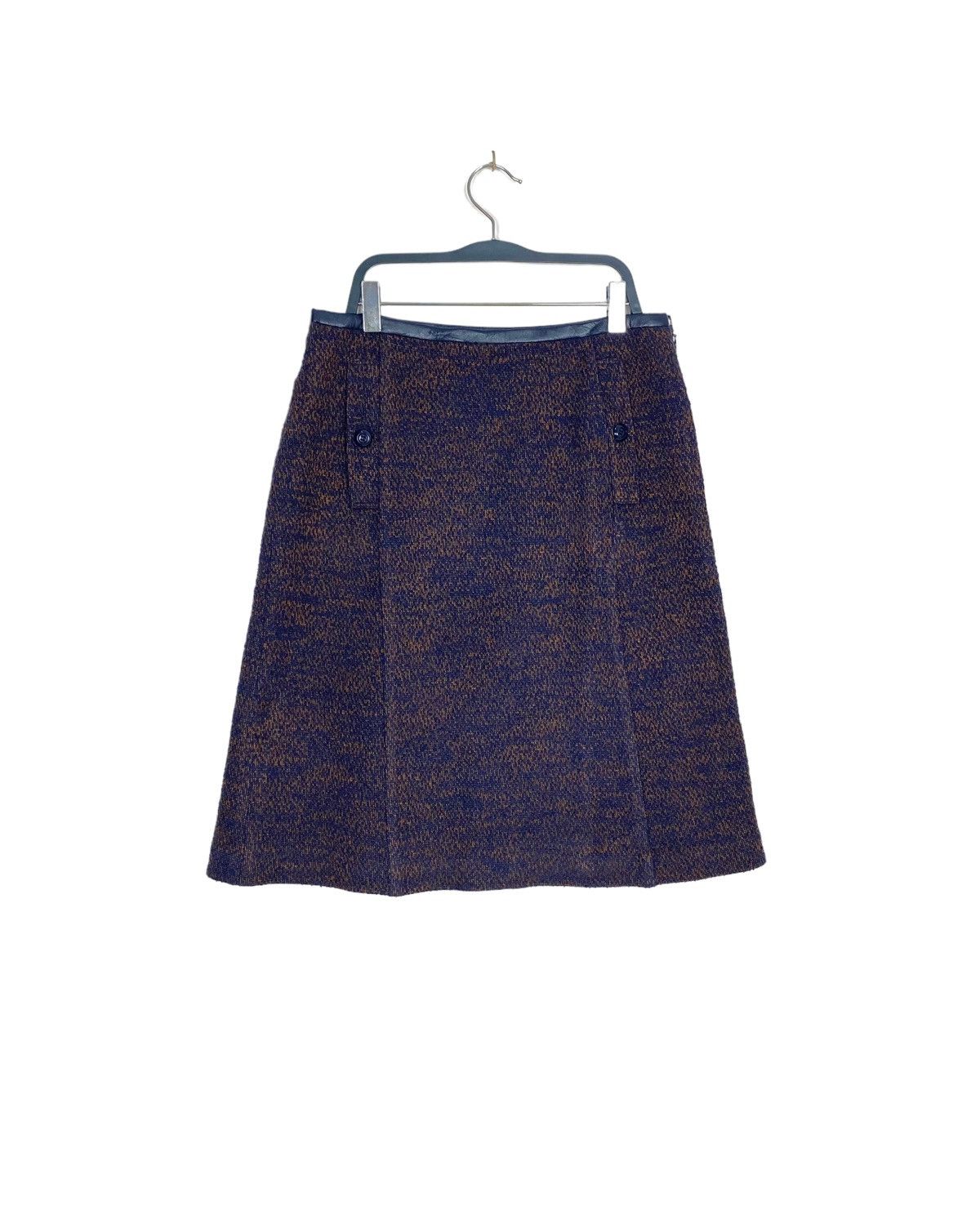 Krizia Uomo Rare‼️ Evex by Krizia Tweed Mini Skirt Size 28" / US 6 / IT 42 - 1 Thumbnail