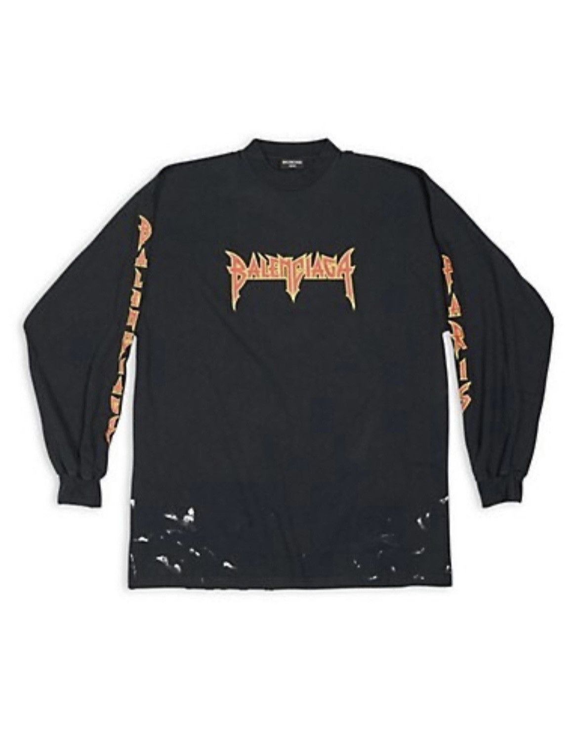 Balenciaga Balenciaga Metal Oversized Tee Size US S / EU 44-46 / 1 - 1 Thumbnail