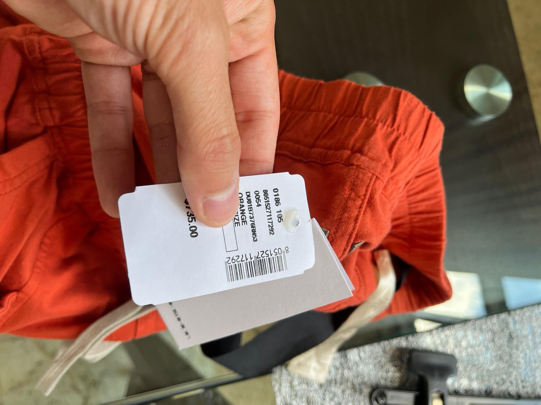 Rick Owens Drkshdw Creatch Cargo Pants in Orange Color Size US 30 / EU 46 - 12 Thumbnail