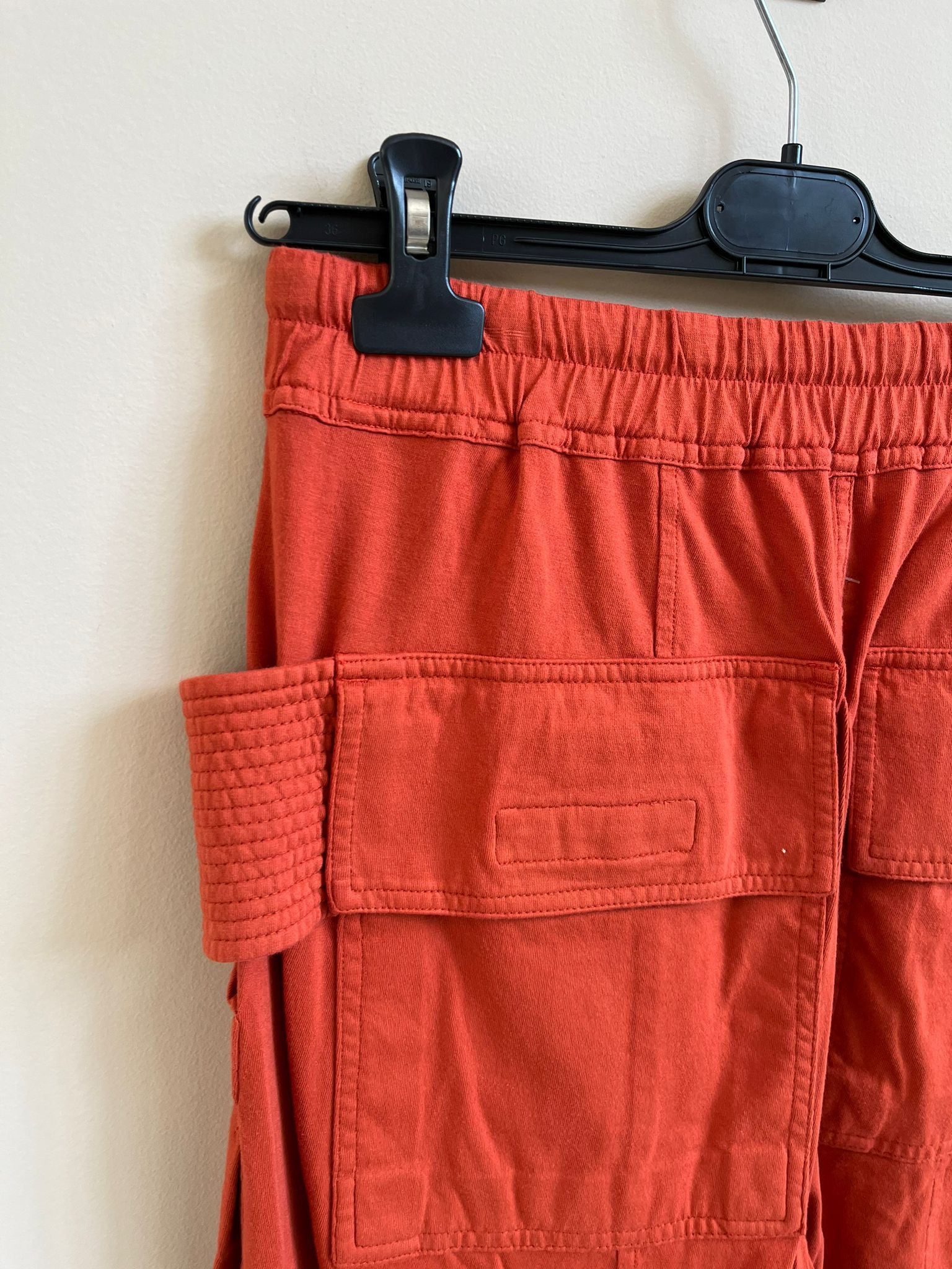 Rick Owens Drkshdw Creatch Cargo Pants in Orange Color Size US 30 / EU 46 - 9 Thumbnail