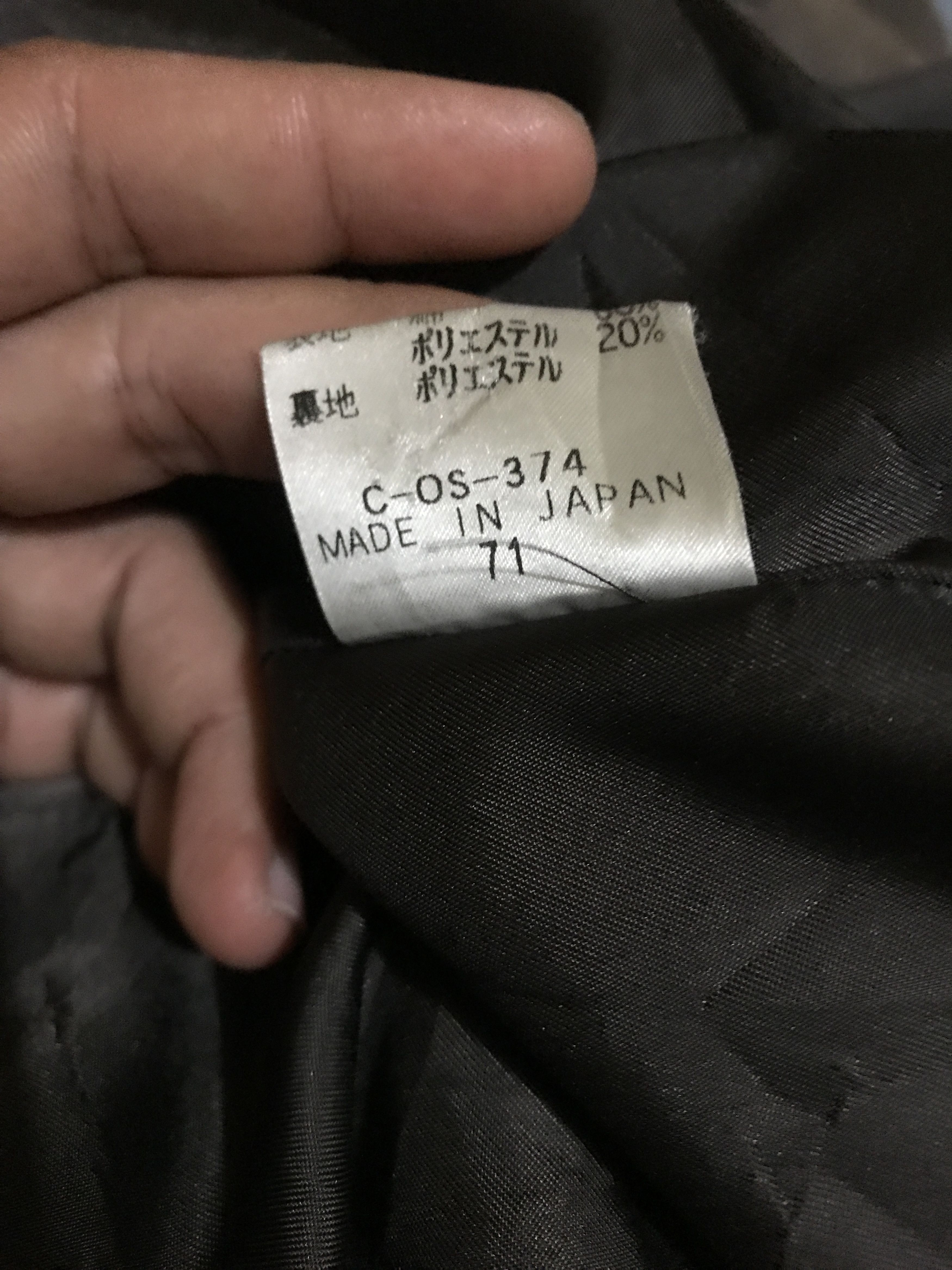 Yohji Yamamoto Rare !!! Yohji Yamamoto Green Tag Trench Over Coat Size US L / EU 52-54 / 3 - 4 Thumbnail
