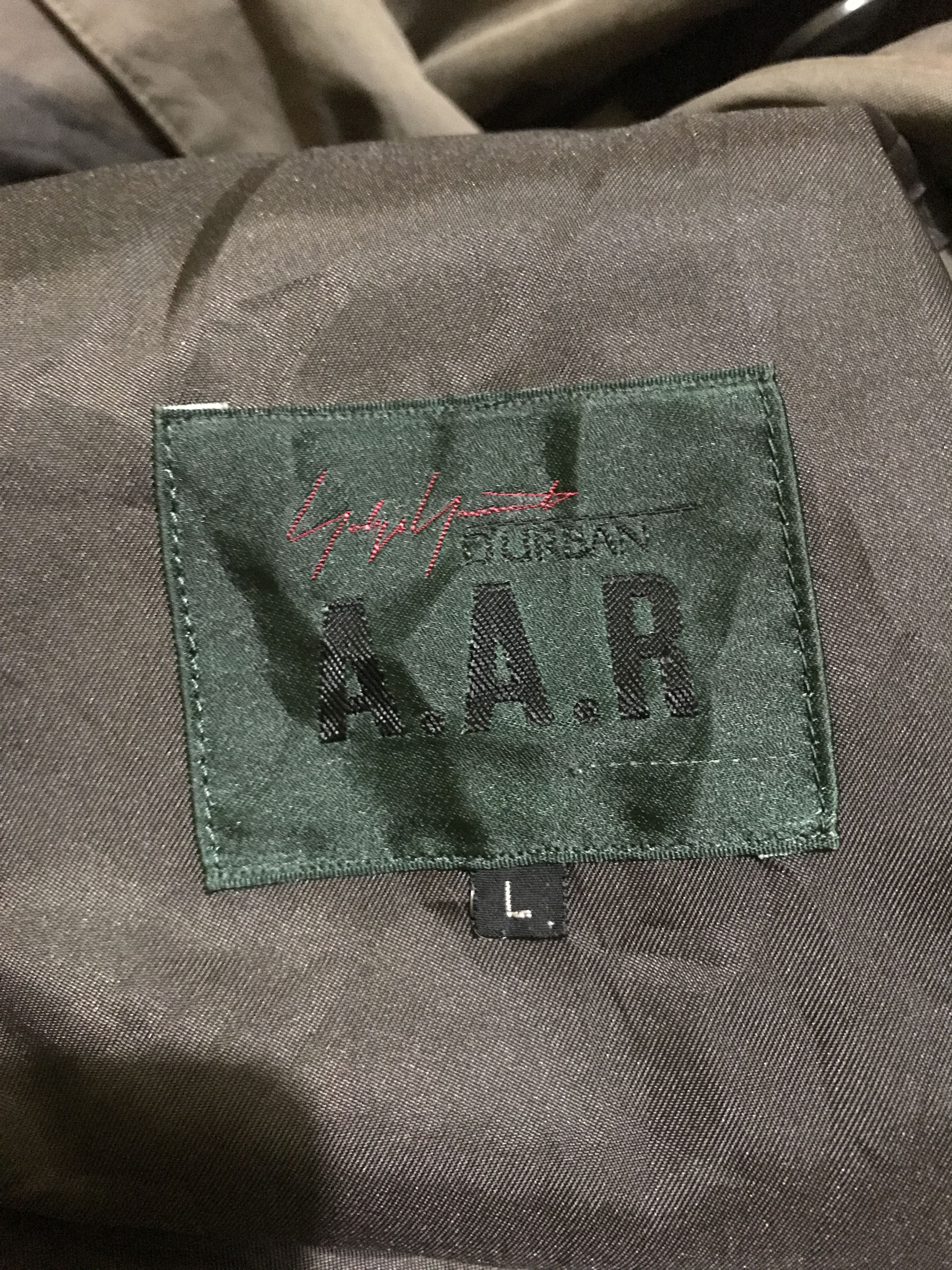 Yohji Yamamoto Rare !!! Yohji Yamamoto Green Tag Trench Over Coat Size US L / EU 52-54 / 3 - 3 Thumbnail