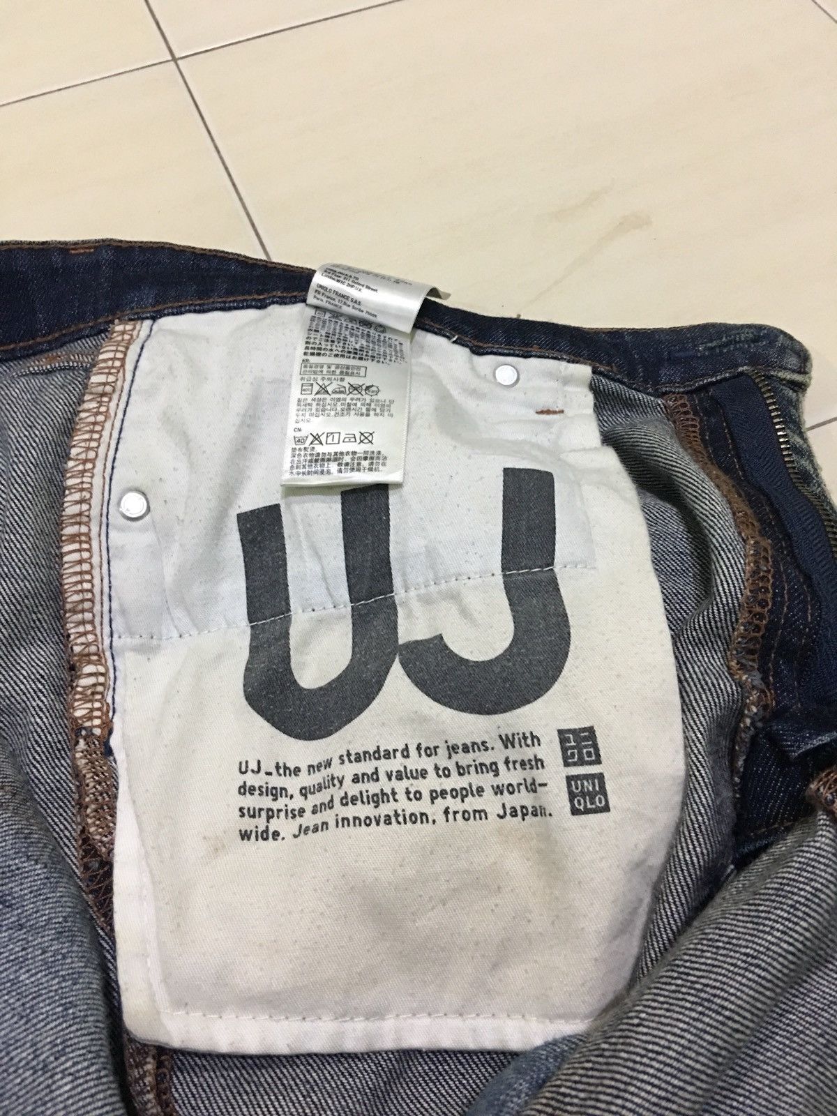 Japanese Brand JAPANESE BRAND X UJ X UNIQLO DISTRESSED JEANS Size US 38 / EU 54 - 7 Thumbnail