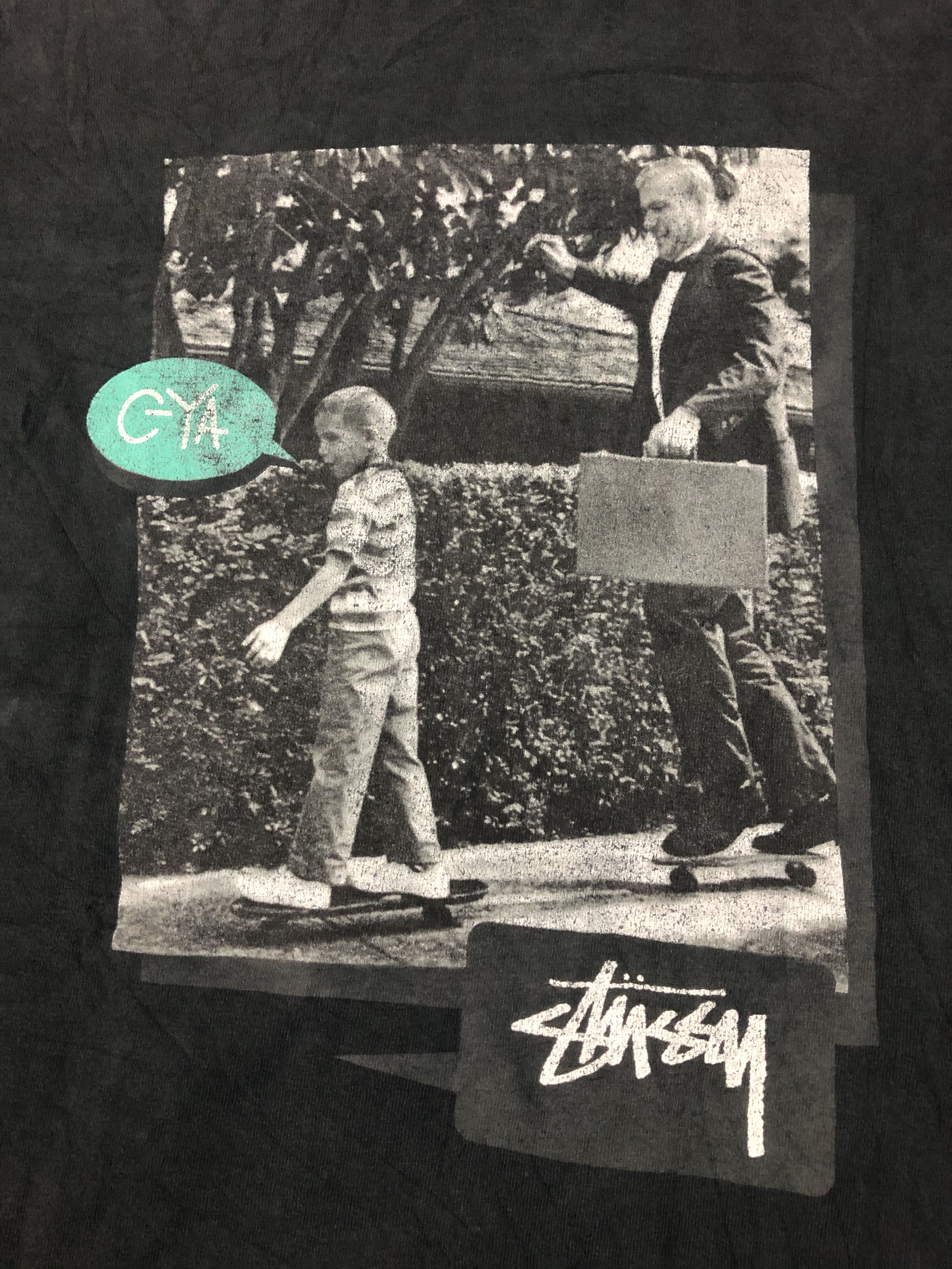 Stussy VINTAGE DISTRESSED STUSSY TEE Size US L / EU 52-54 / 3 - 6 Thumbnail