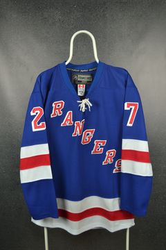 Reebok New York Rangers Mats Zuccarello Jersey Youth Size Large/XL Blue Red  NHL