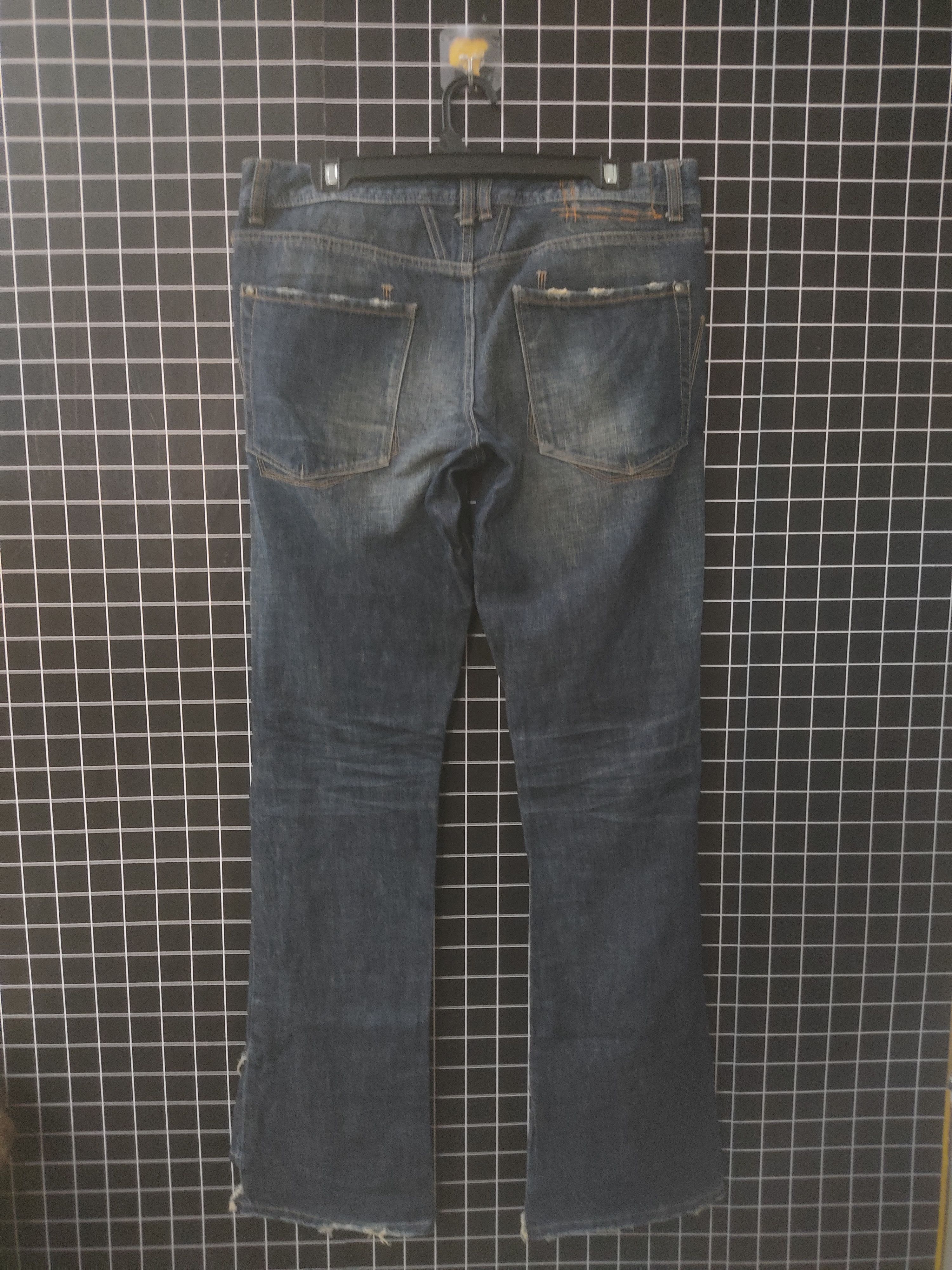 Marithe + Francois Girbaud Marithe Francois Girbaud Distressed Style Denim Pant Size US 32 / EU 48 - 6 Thumbnail