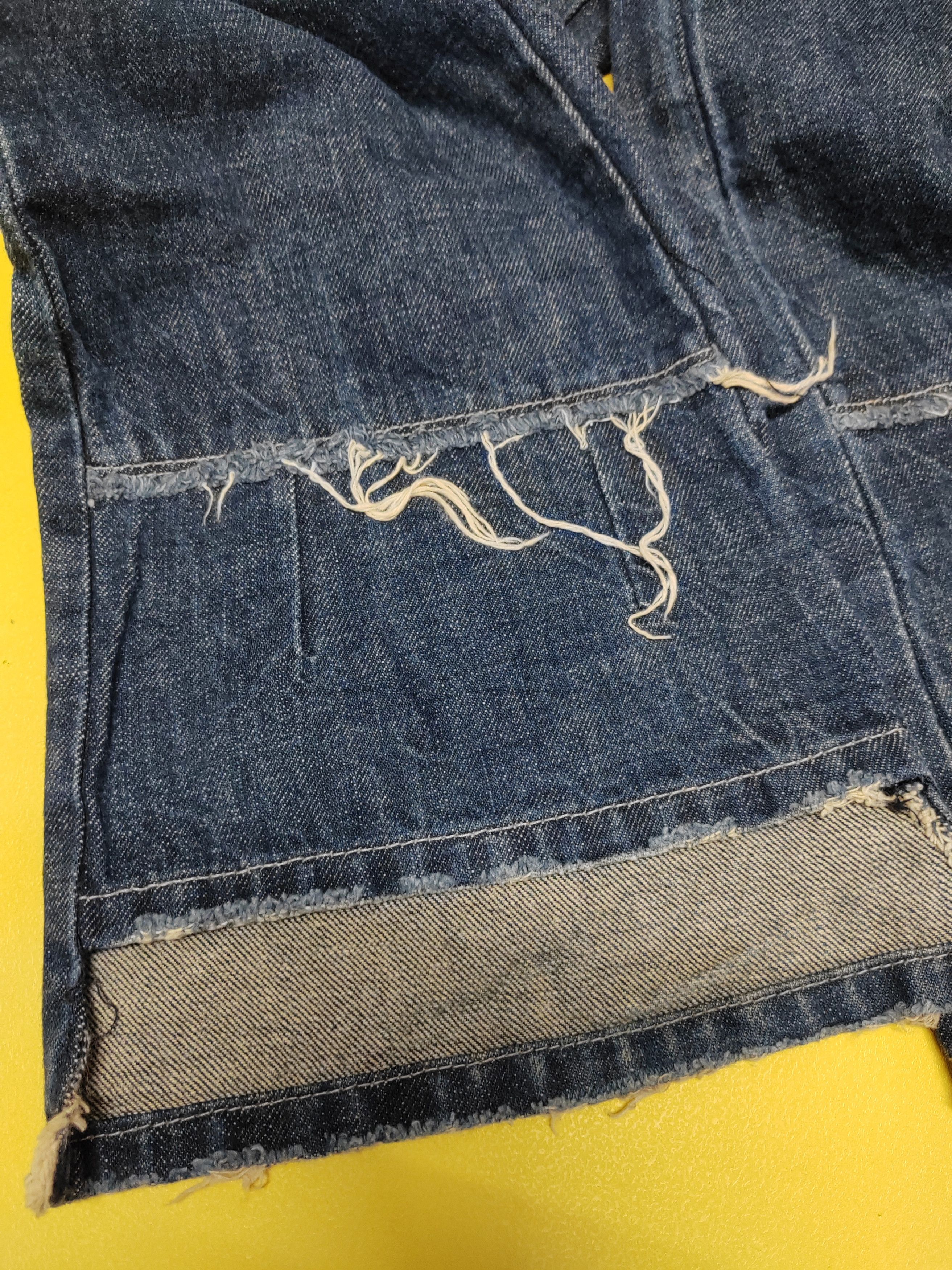 Marithe + Francois Girbaud Marithe Francois Girbaud Distressed Style Denim Pant Size US 32 / EU 48 - 10 Thumbnail