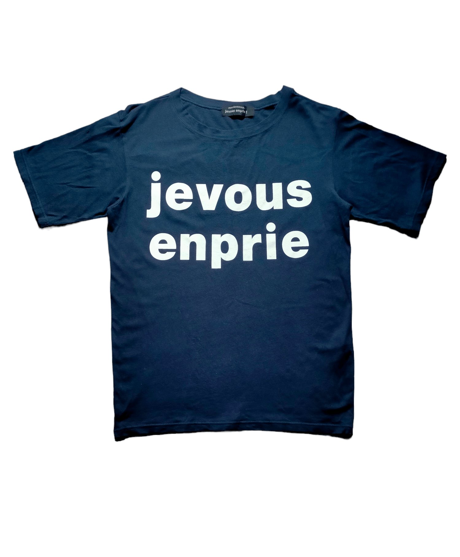 Issey Miyake Jevous enprie spell out tee Size US S / EU 44-46 / 1 - 1 Thumbnail