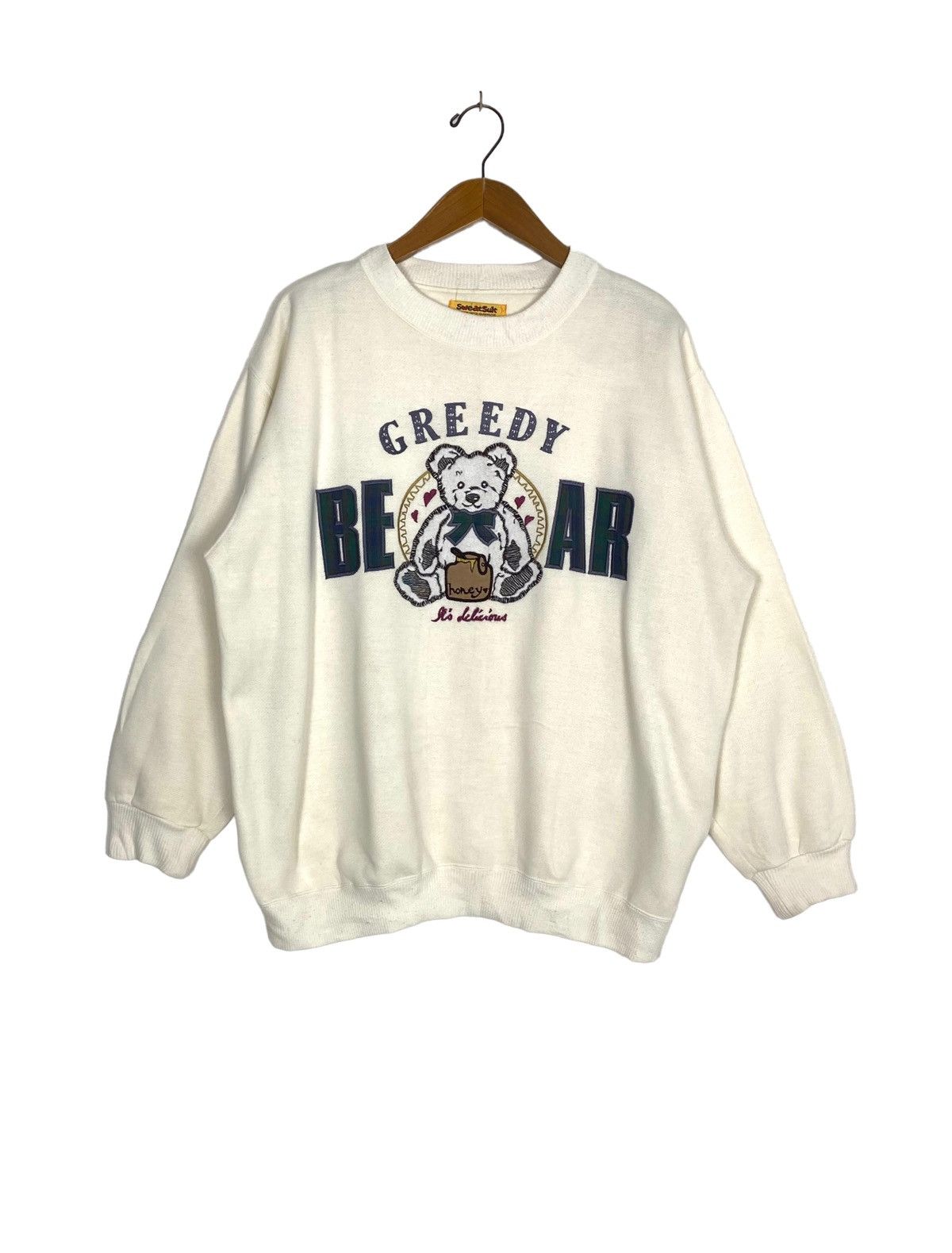 Japanese Brand Rare‼️ Greedy Bear Sweatshirt Embroidery Big Logo Size US L / EU 52-54 / 3 - 1 Thumbnail