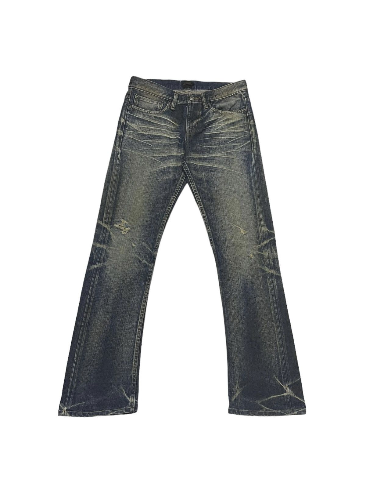 image of 20471120 x Jack Rose Vintage Jackrose Japan Flare Jeans Rusty Style in Blue, Men's (Size 30)