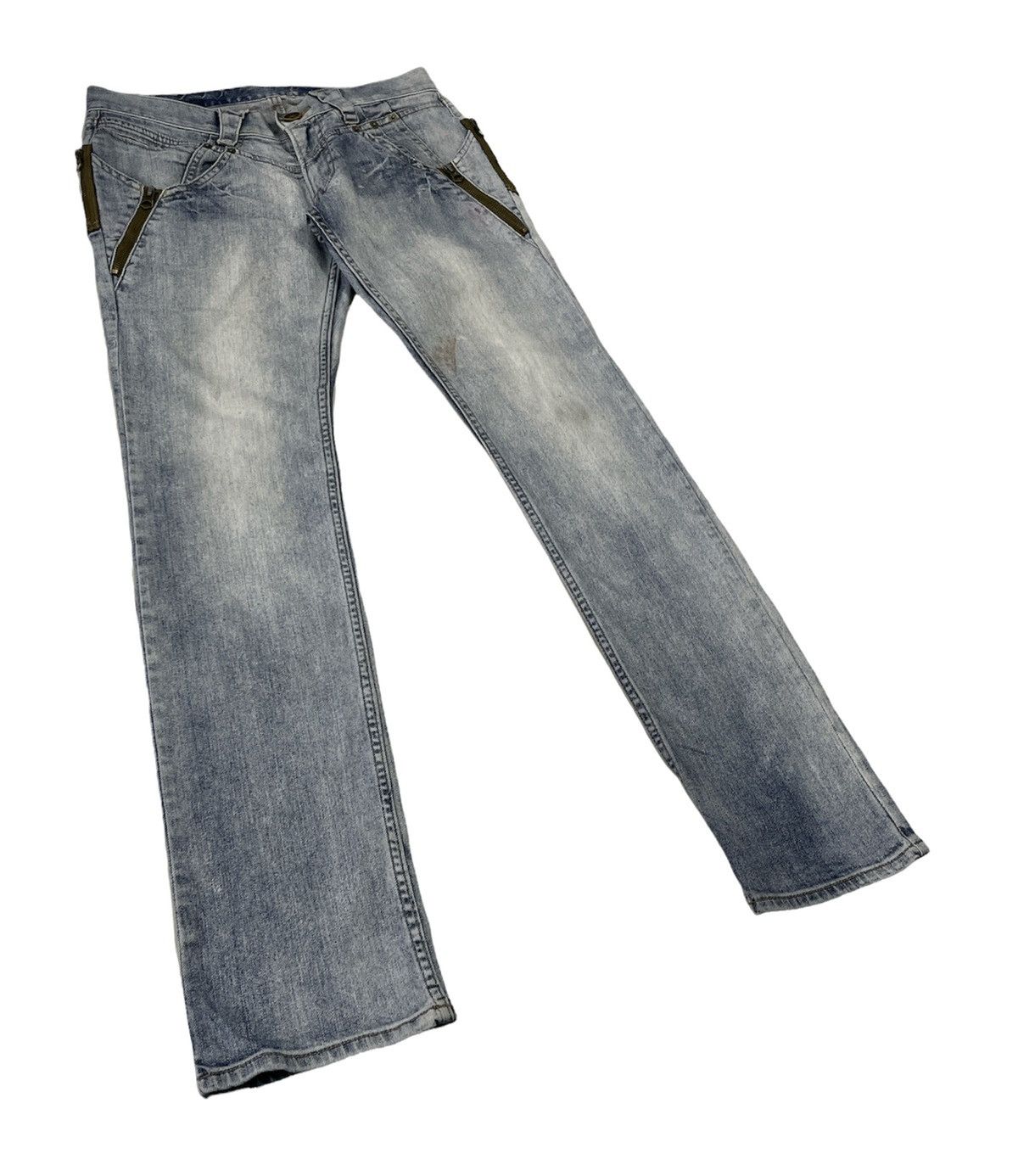 In The Attic × Japanese Brand × PPFM PPFM Zipper Punk Jeans Size US 30 / EU 46 - 3 Thumbnail