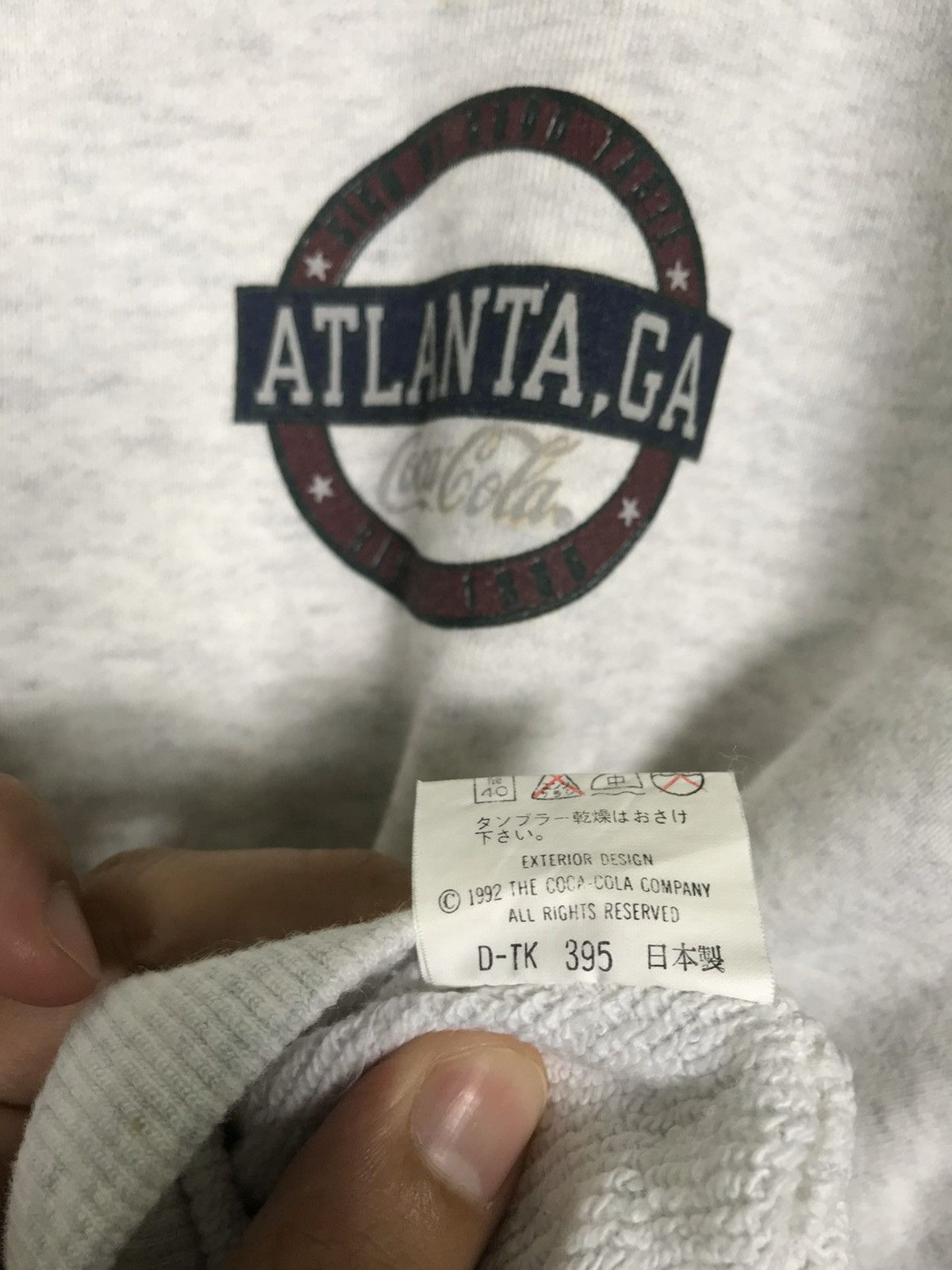 Coca Cola Rare‼️Vtg Atlanta Coca Cola Big Logo Sweatshirt Japan Made Size US M / EU 48-50 / 2 - 4 Thumbnail